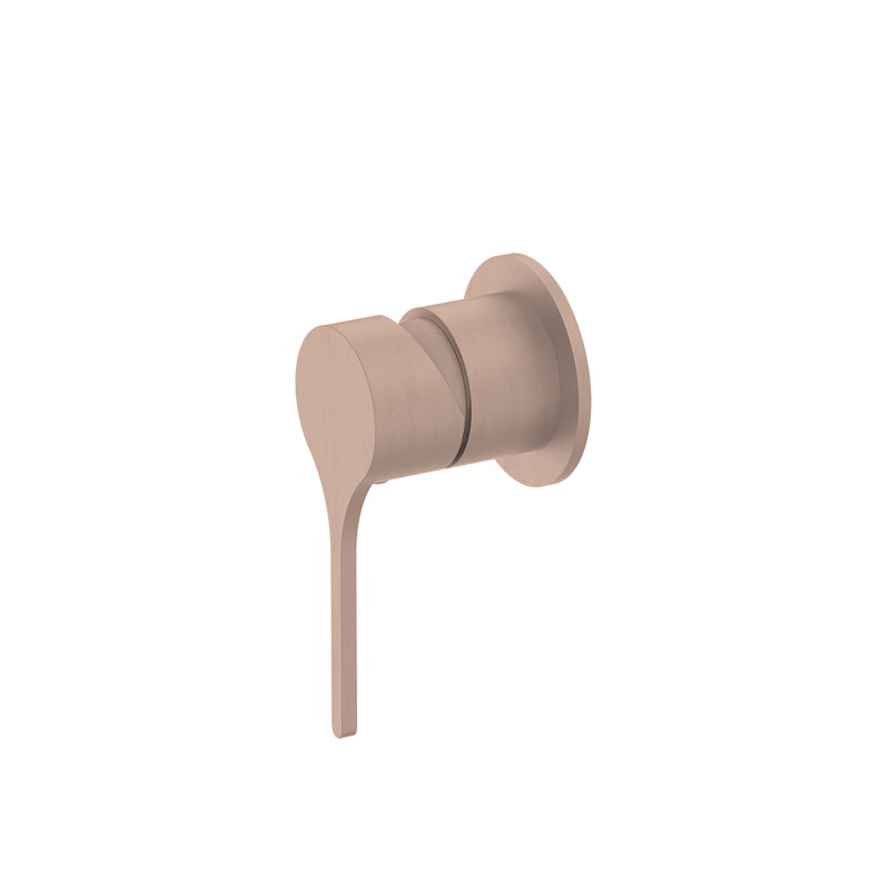 Sereno Minimal Wall Mixer - Brushed Copper