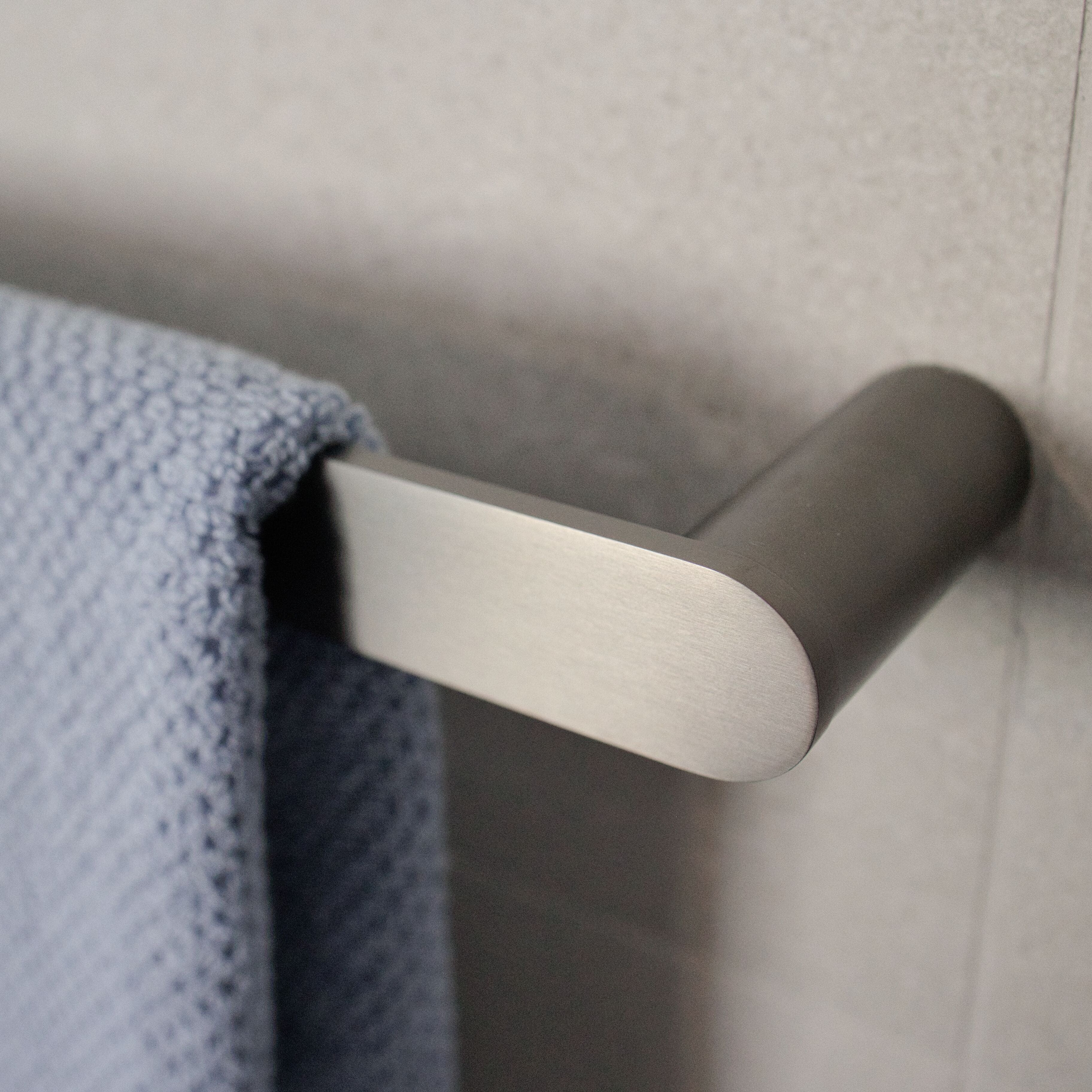 Single Towel Rail - Gun Metal Brushed