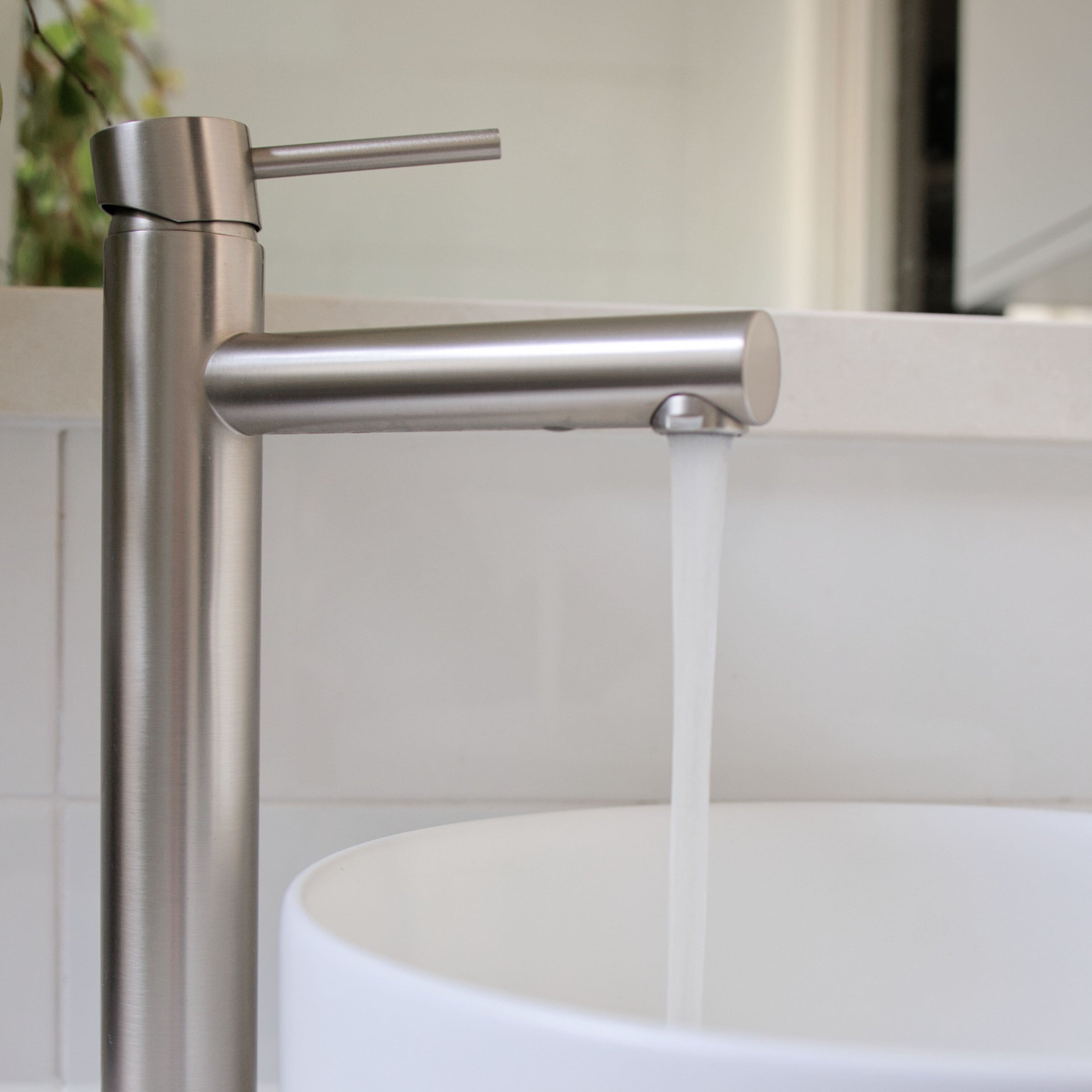 Haven Tall Basin Mixer - Brushed Nickel