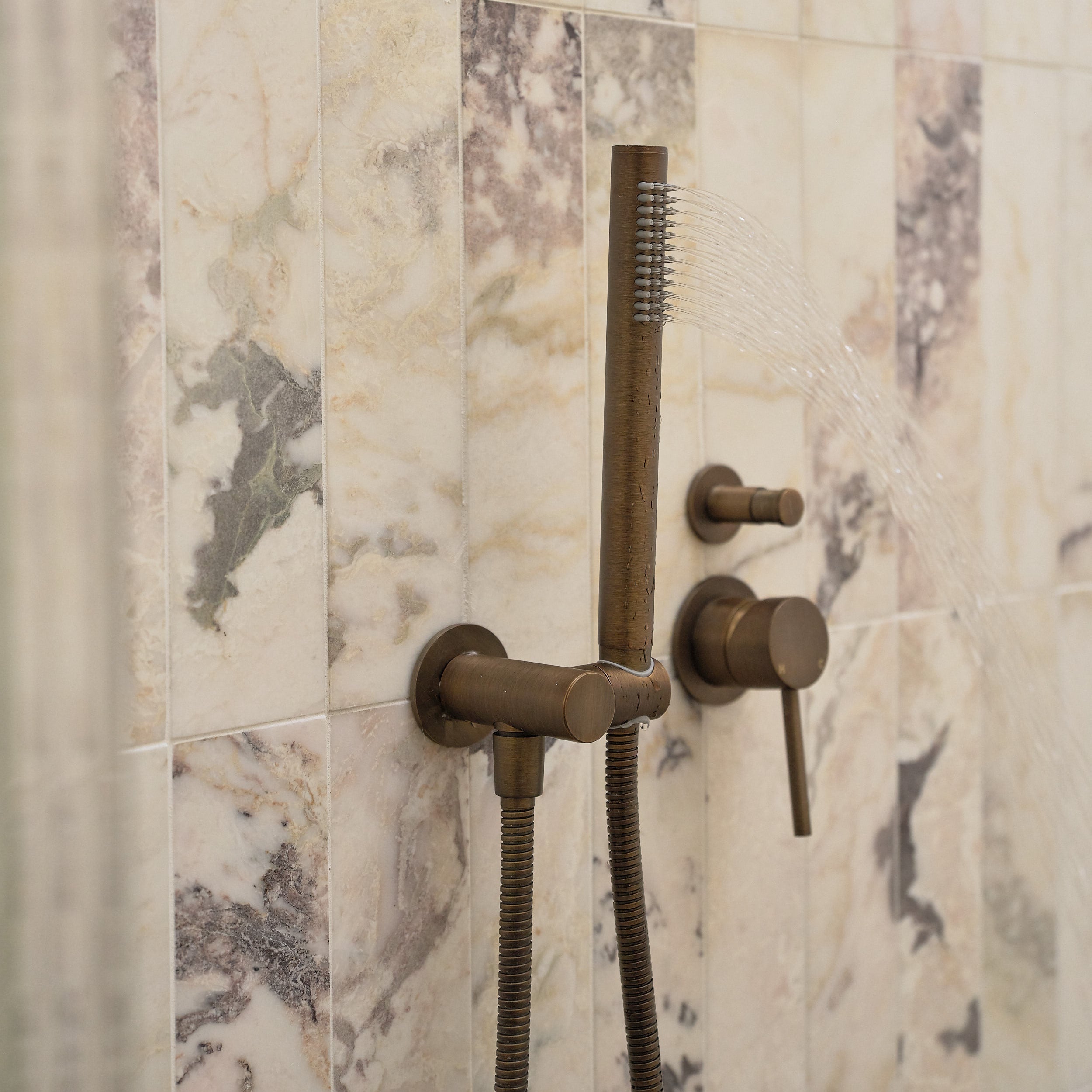 Hand Shower Wand - Antique Brass