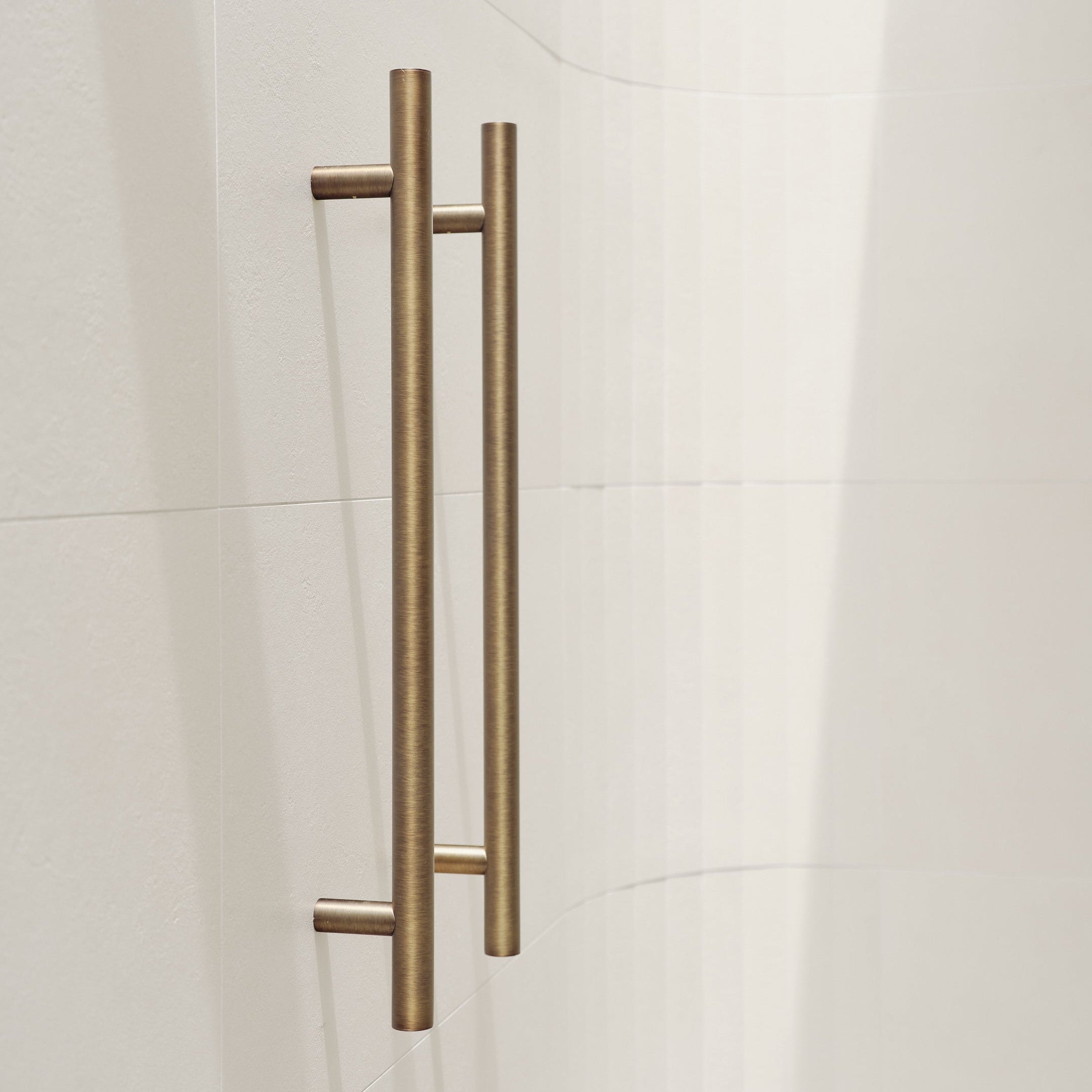 Heated Towel Rail - Antique Brass