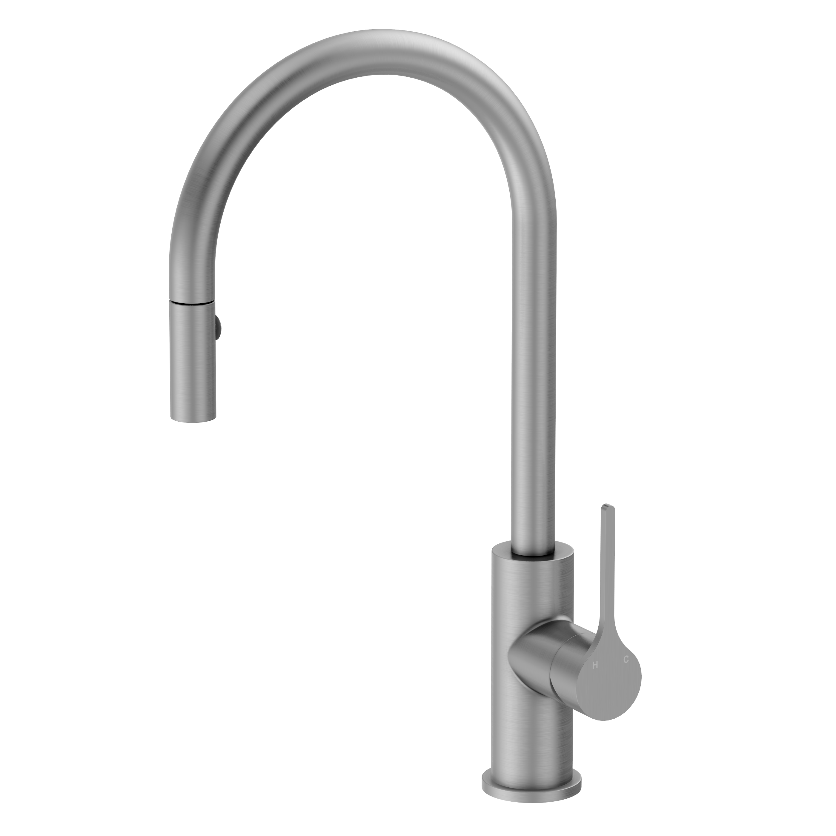 Sereno Gooseneck Pull Out Mixer - Brushed Nickel