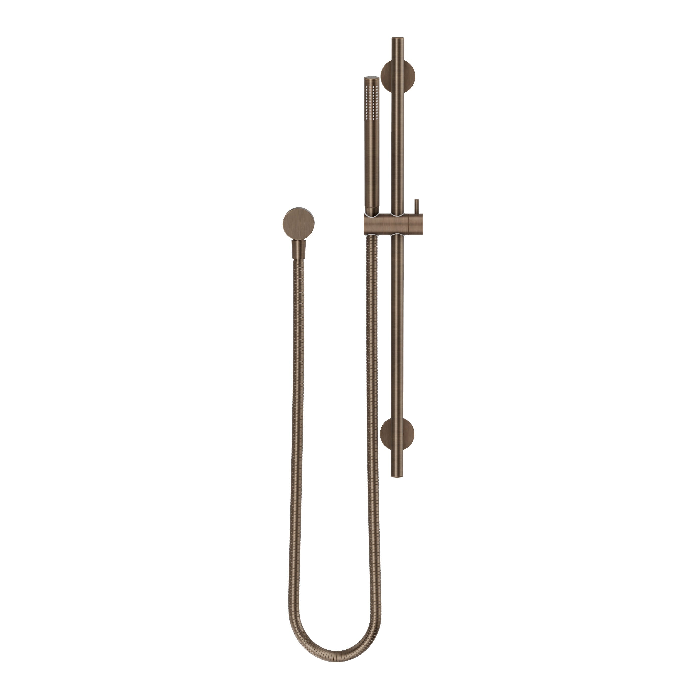 Adjustable Shower Rail Set - Antique Brass