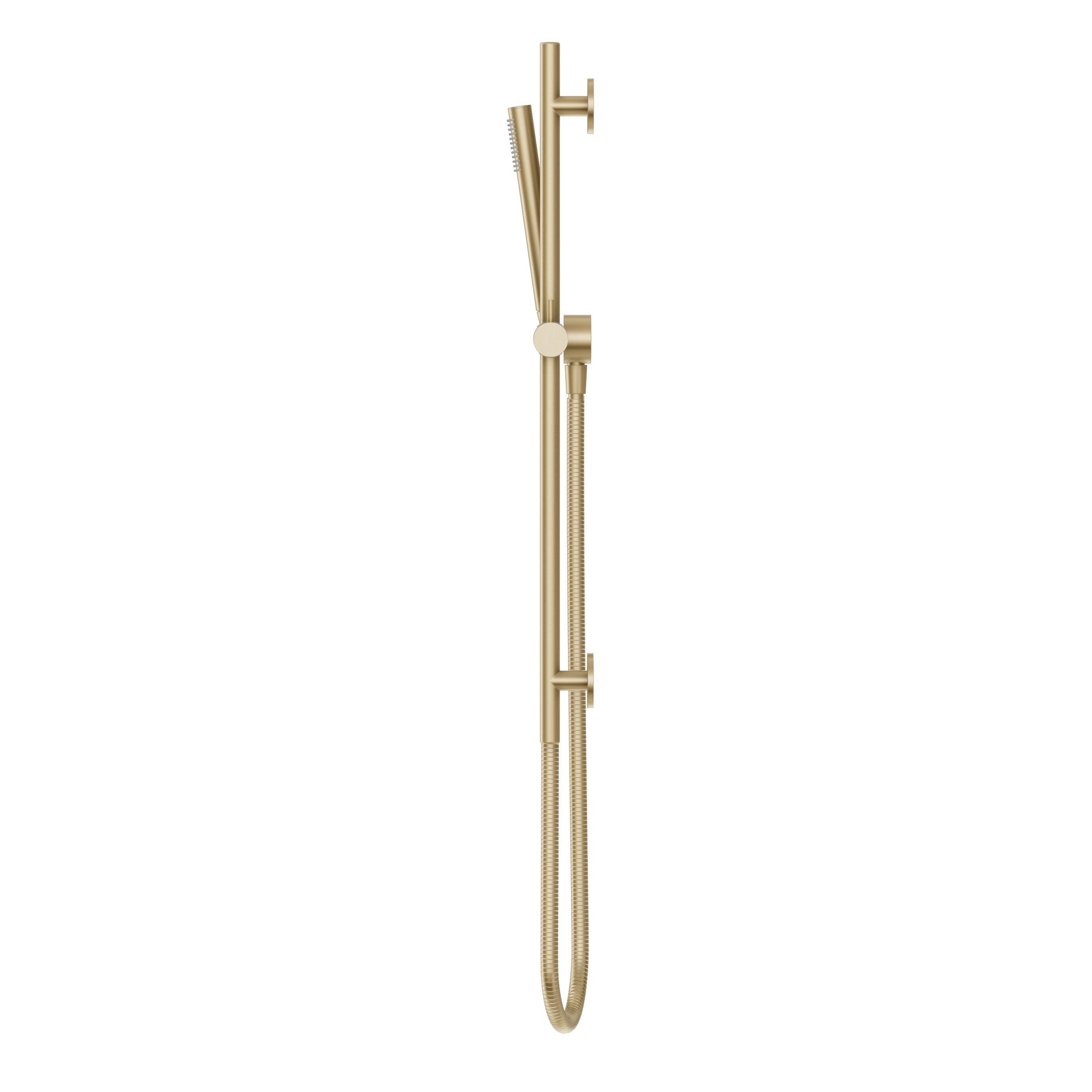 Adjustable Shower Rail Set - Brushed Brass