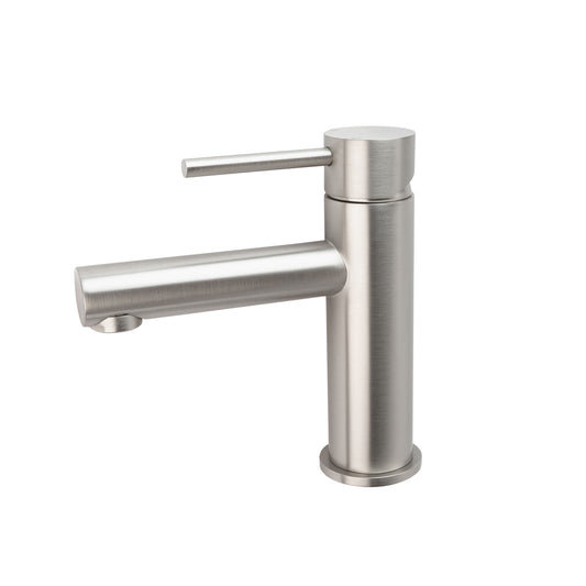 Haven Short Basin Mixer - Brushed Nickel