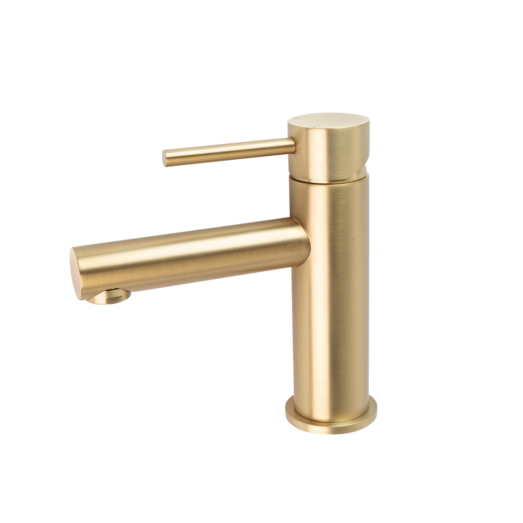 Haven Short Basin Mixer - Gold Brushed