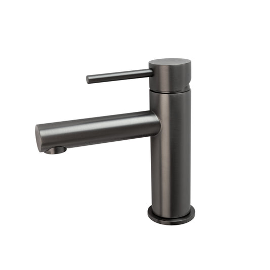 Haven Short Basin Mixer - Gun Metal