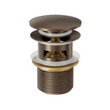 Basin Overflow Pop Up Waste - Antique Brass