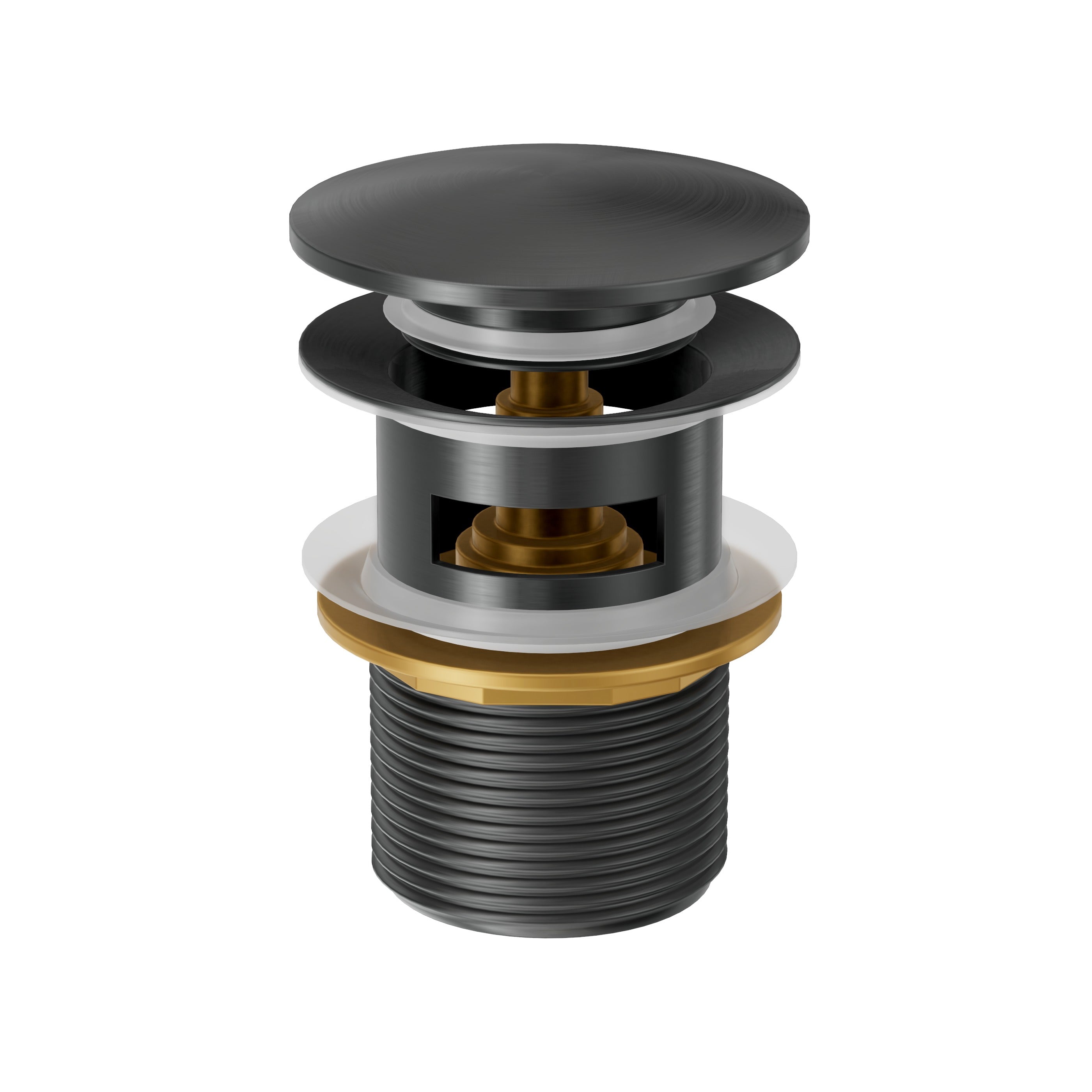 Bath Pop Up Waste - Gun Metal Brushed