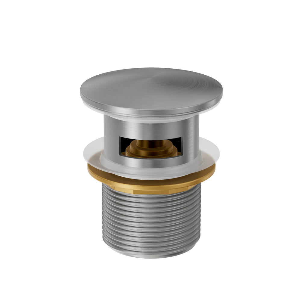 Basin Overflow Pop Up Waste - Brushed Nickel