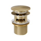 Basin Overflow Pop Up Waste - Brushed Brass
