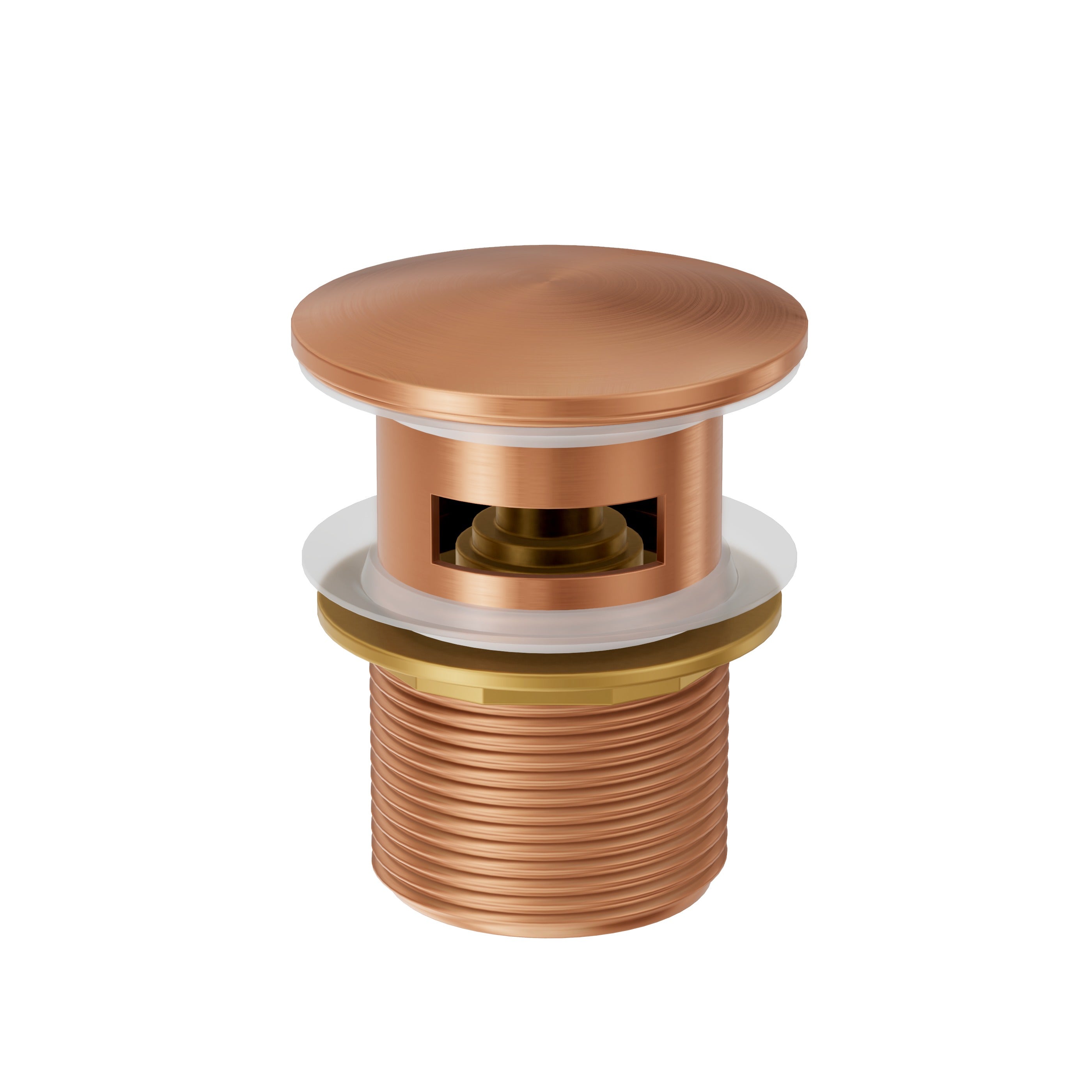 Bath Pop Up Waste - Brushed Copper