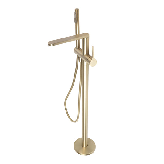 Sereno Bath Filler with Hand Shower - Gold Brushed