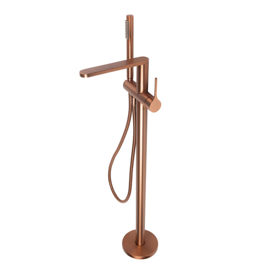 Sereno Bath Filler with Hand Shower - Rose Bronze