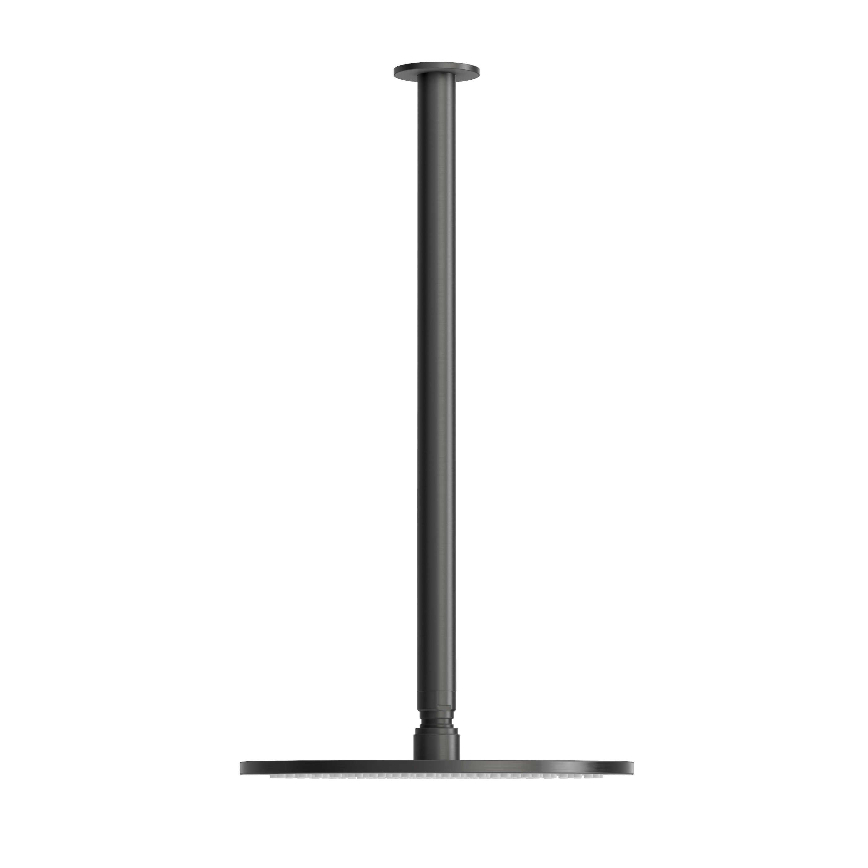Ceiling Shower & 400mm Arm  - Gun Metal Brushed