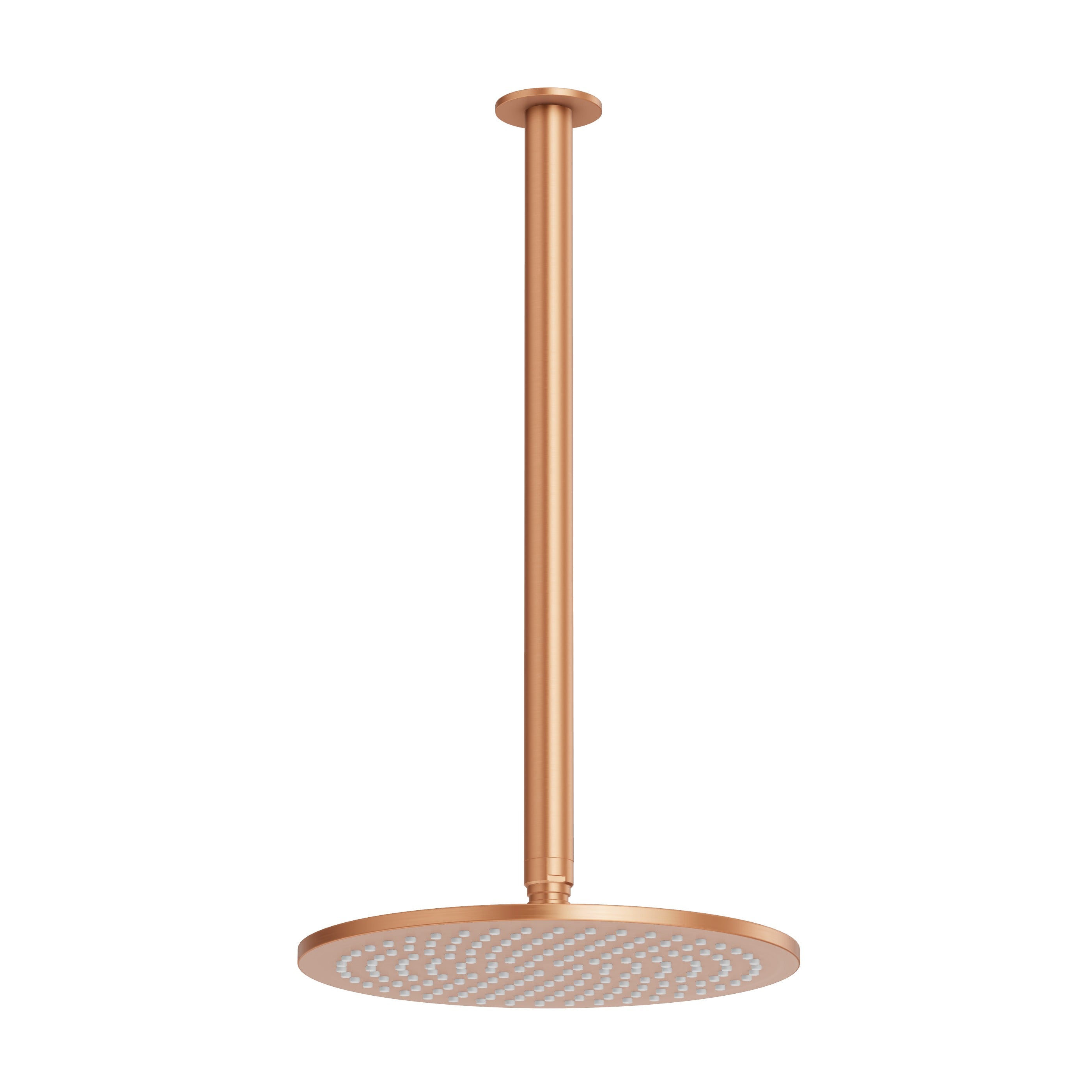 Ceiling Shower & 400mm Arm  - Brushed Copper