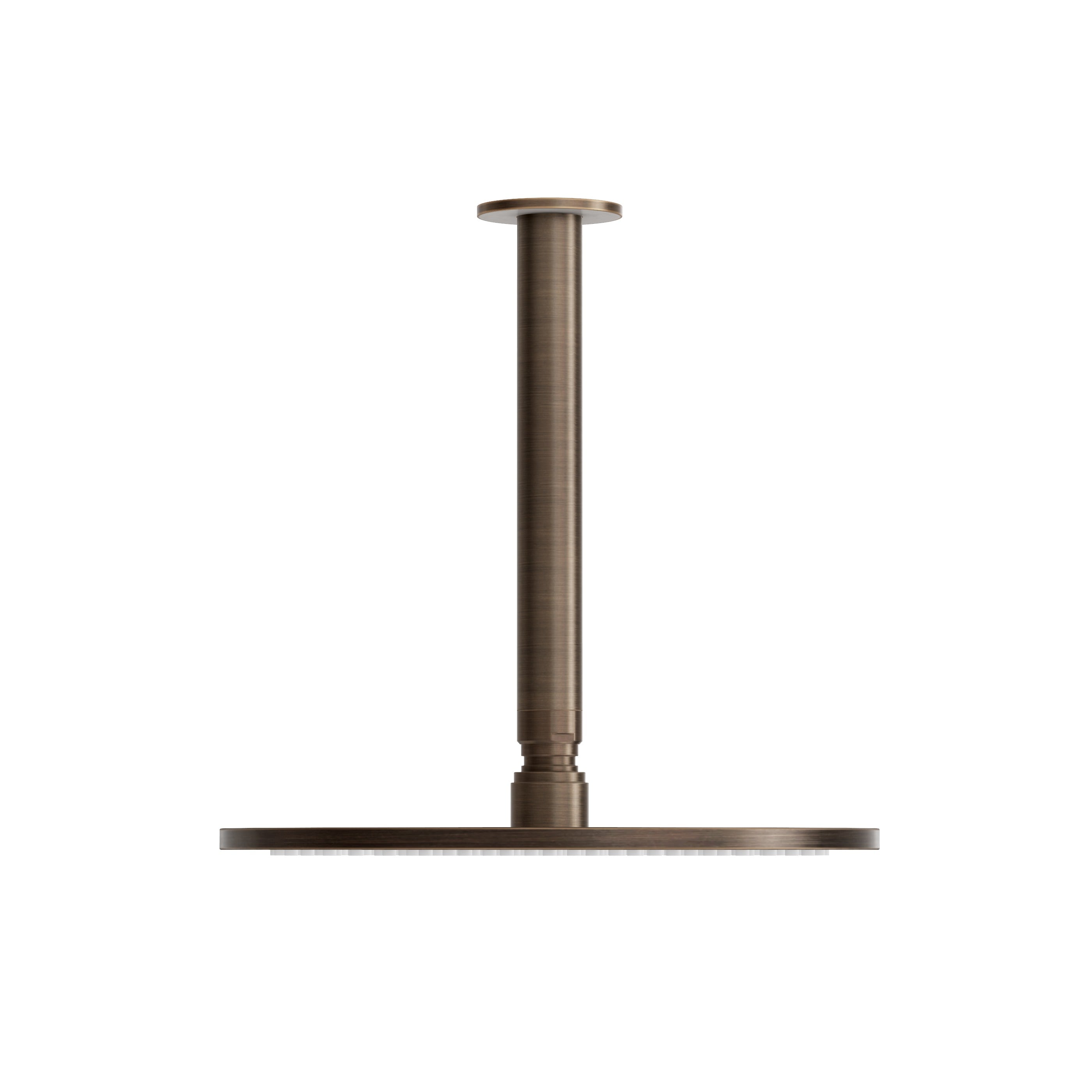 Ceiling Shower Head & Arm - Antique Brass