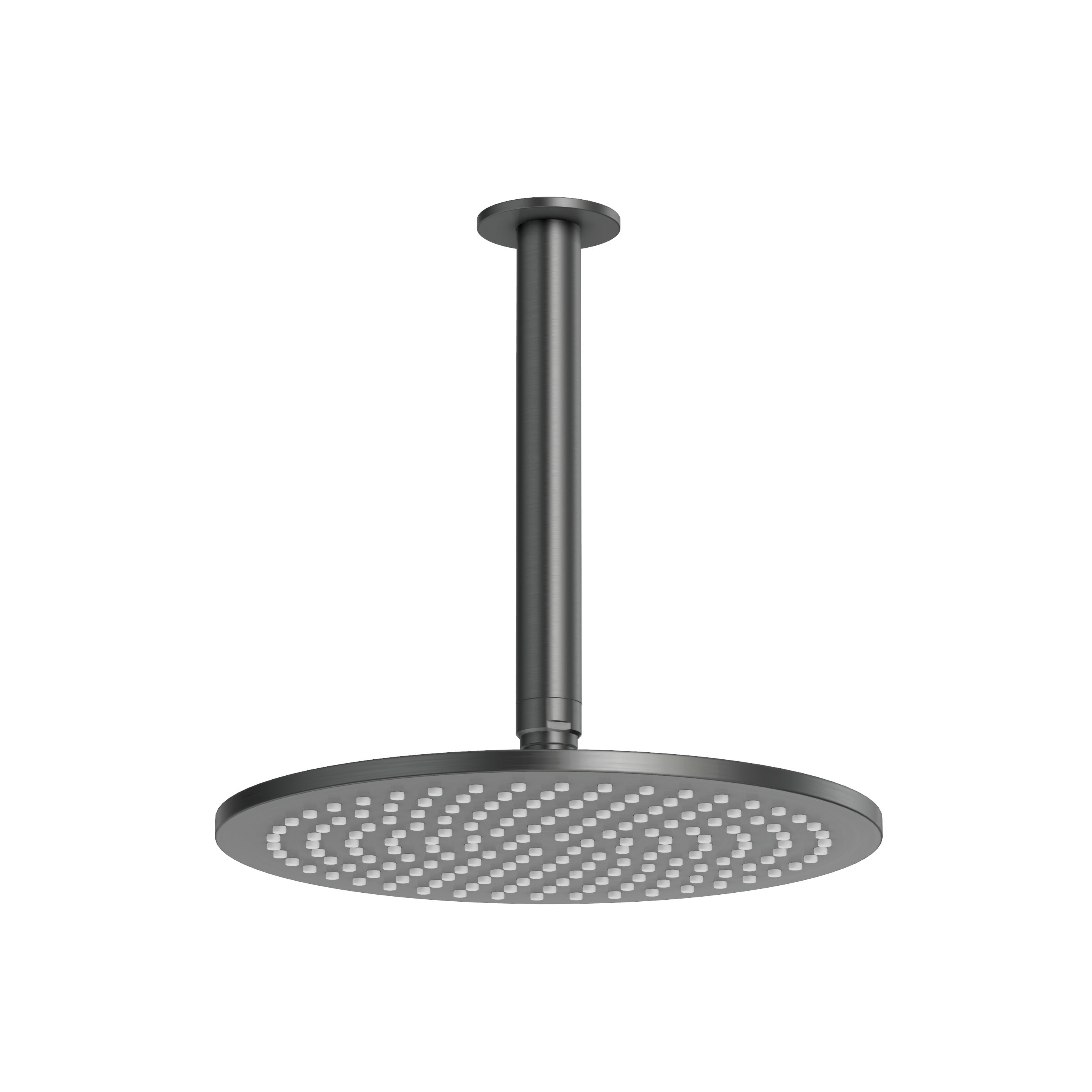 Ceiling Shower Head & Arm - Gun Metal Brushed