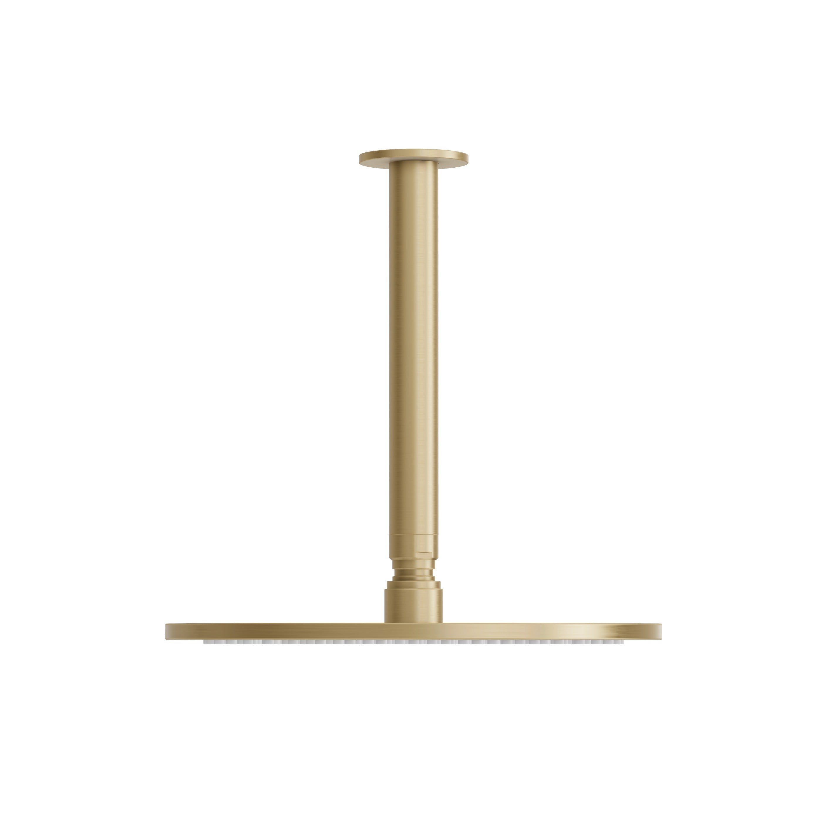 Ceiling Shower Head & Arm - Brushed Brass