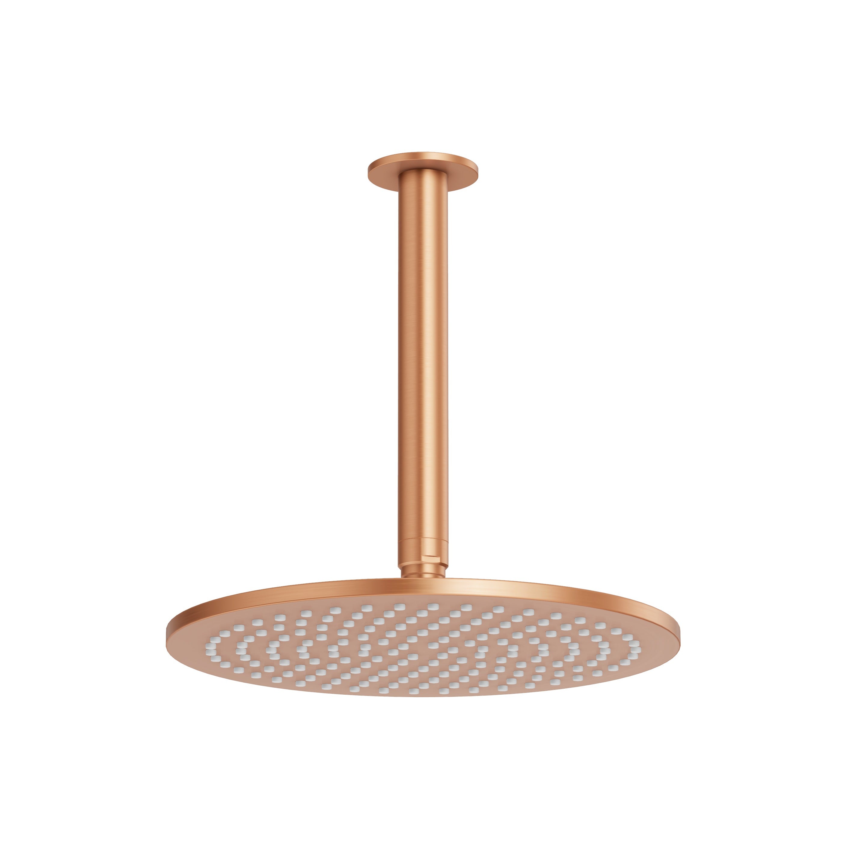 Ceiling Shower Head & Arm - Brushed Copper