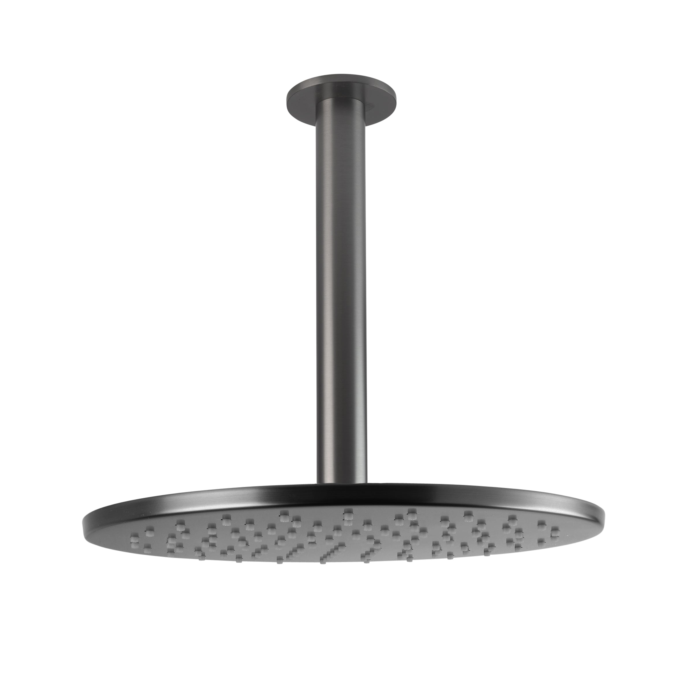 Ceiling Shower Head & Arm - Gun Metal Brushed