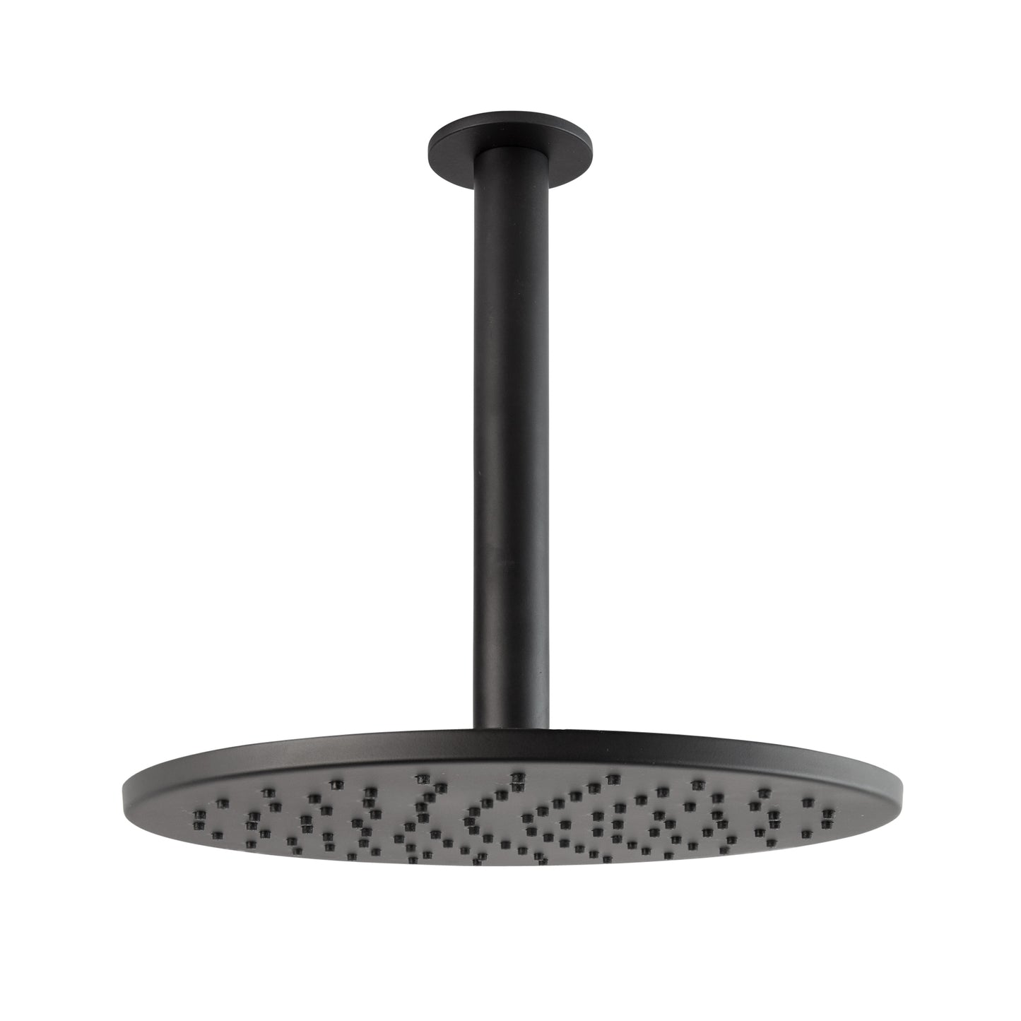 Ceiling Shower Head & Arm - Matte Black