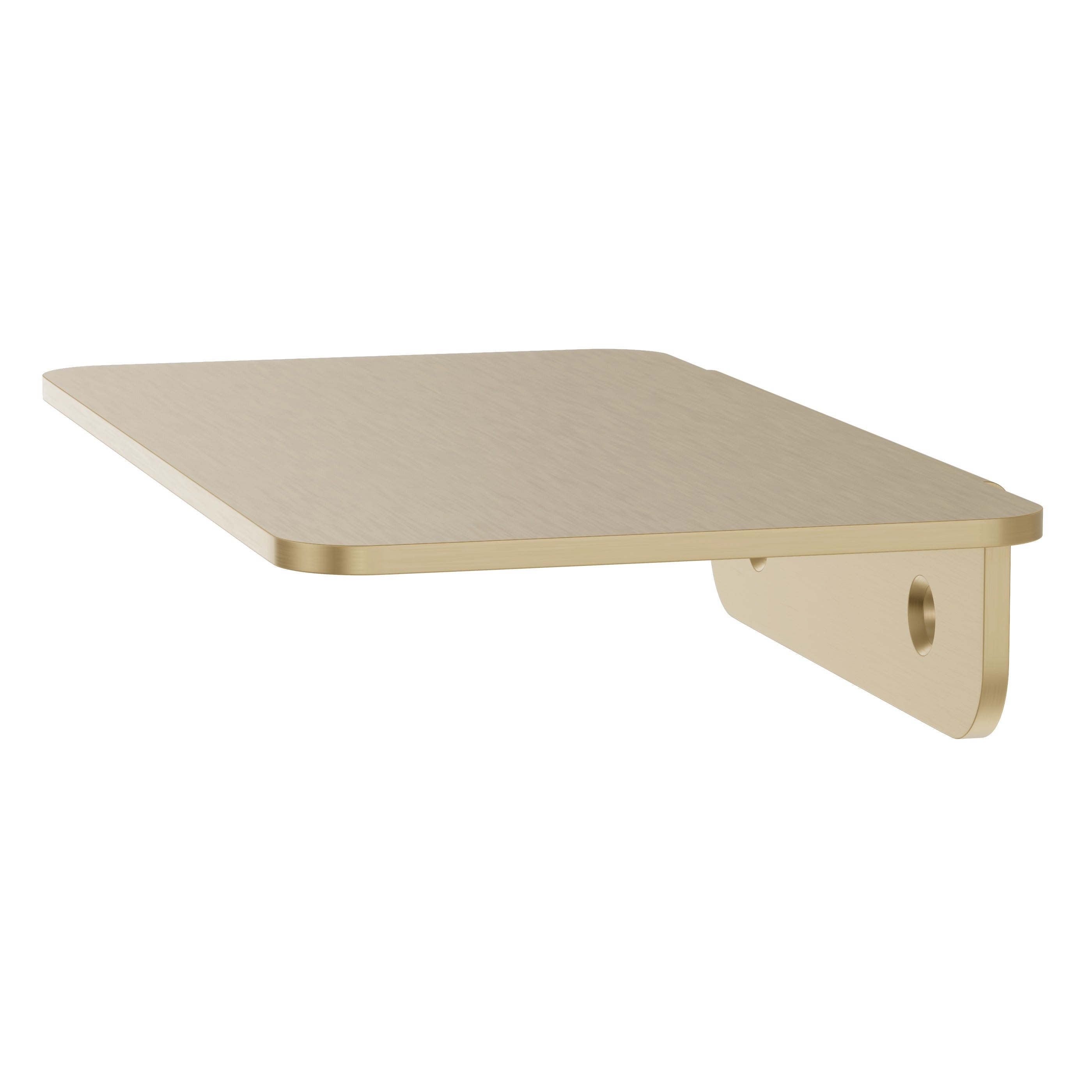 Compact Shower Shelf - Brushed Brass