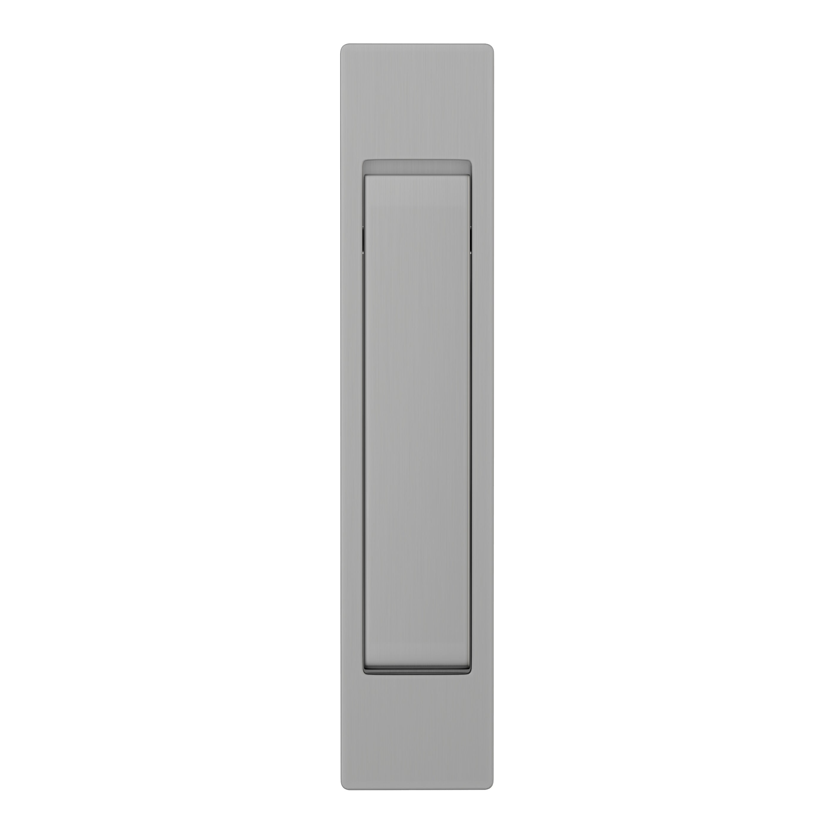 Concealed Sliding Door Edge Pull - Brushed Nickel