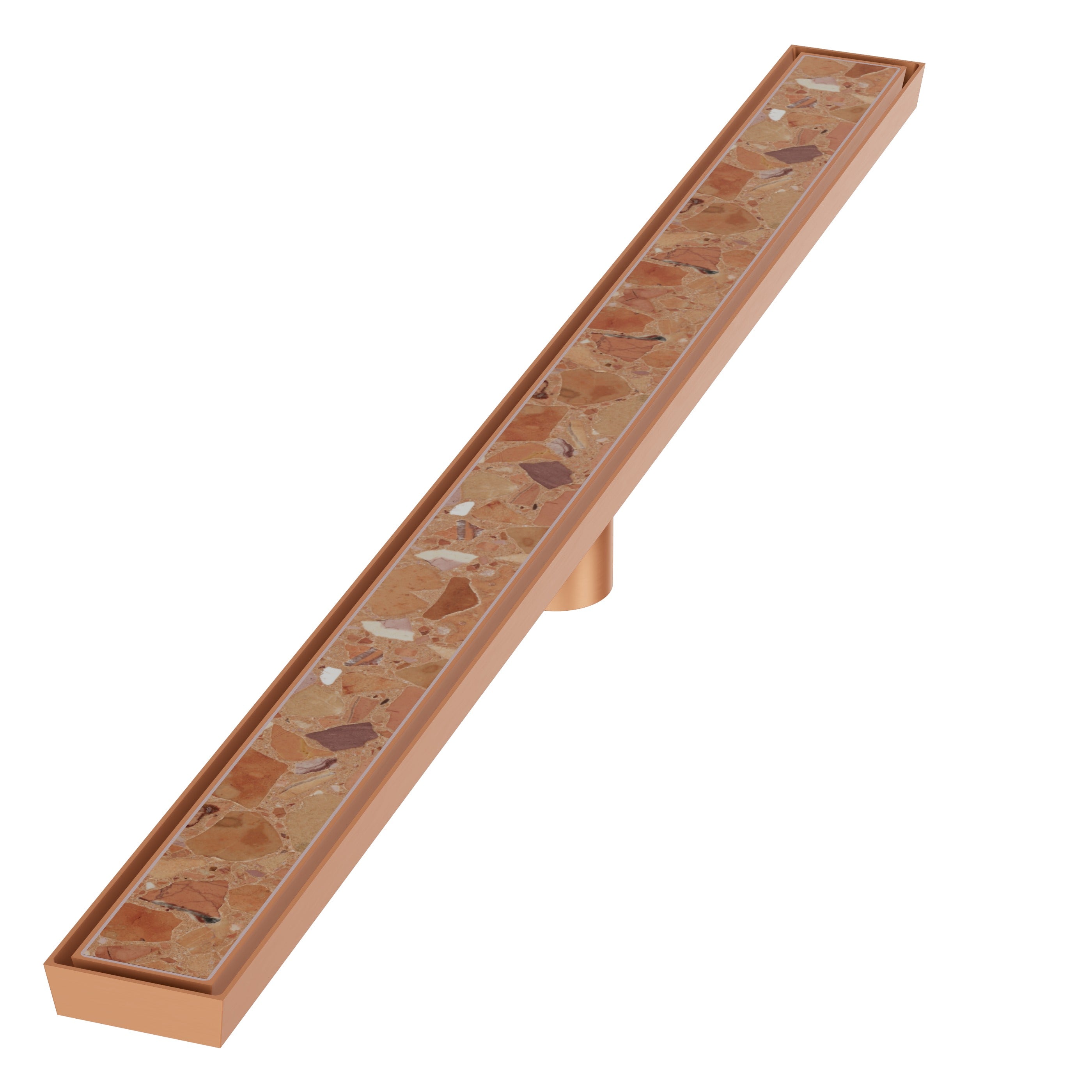 Channel Grate – Brushed Copper