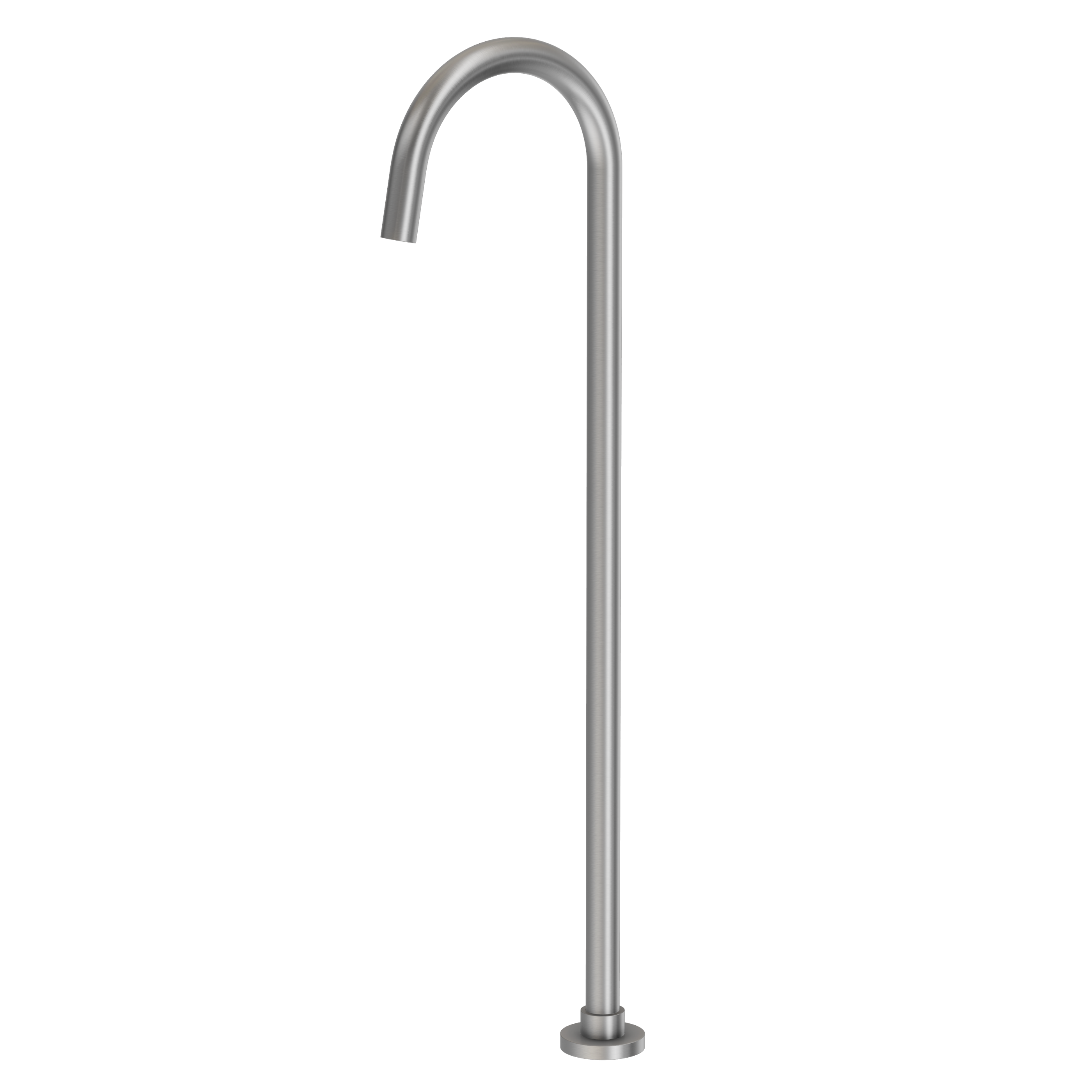 Floor Mounted Bath Filler - Brushed Nickel