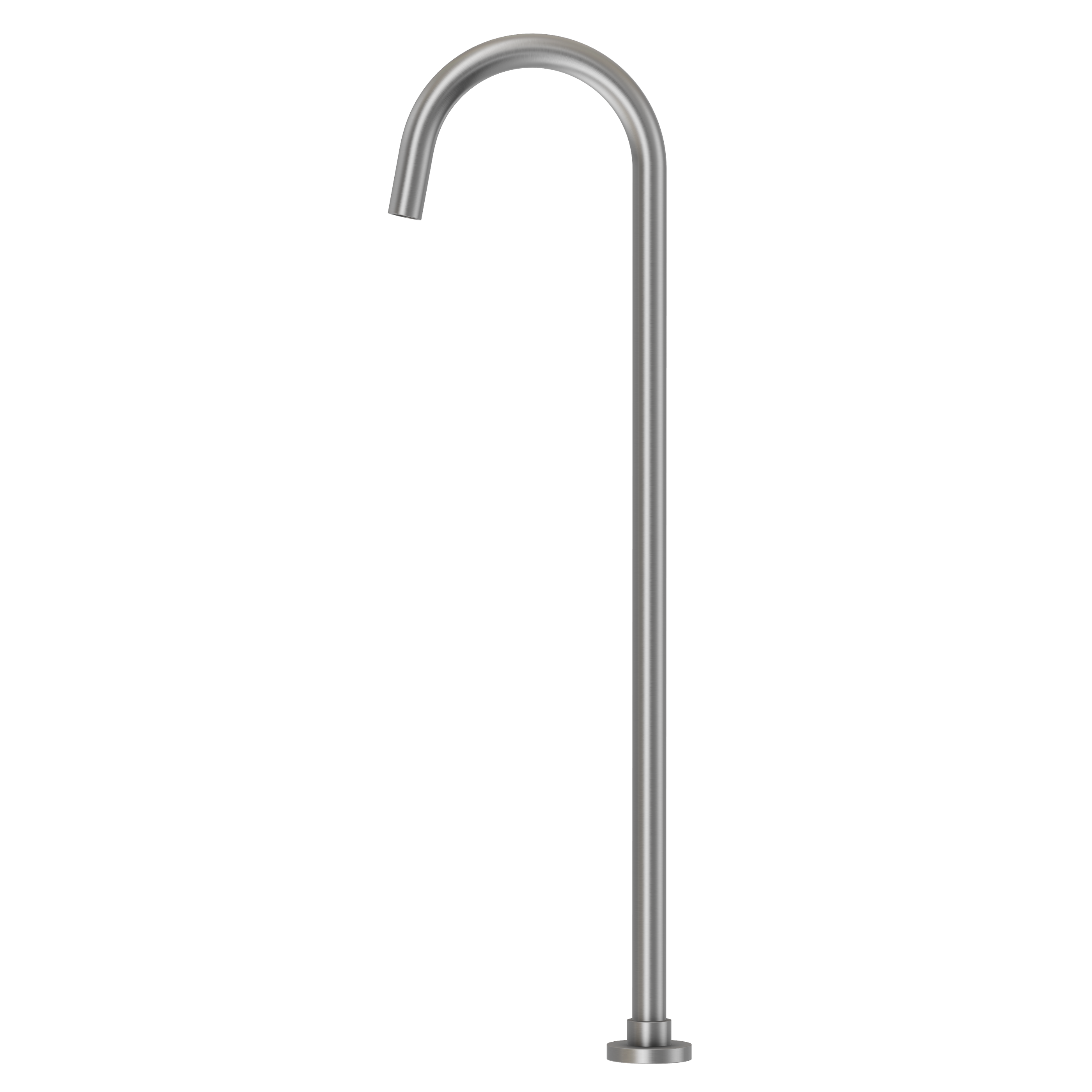 Floor Mounted Bath Filler - Brushed Nickel