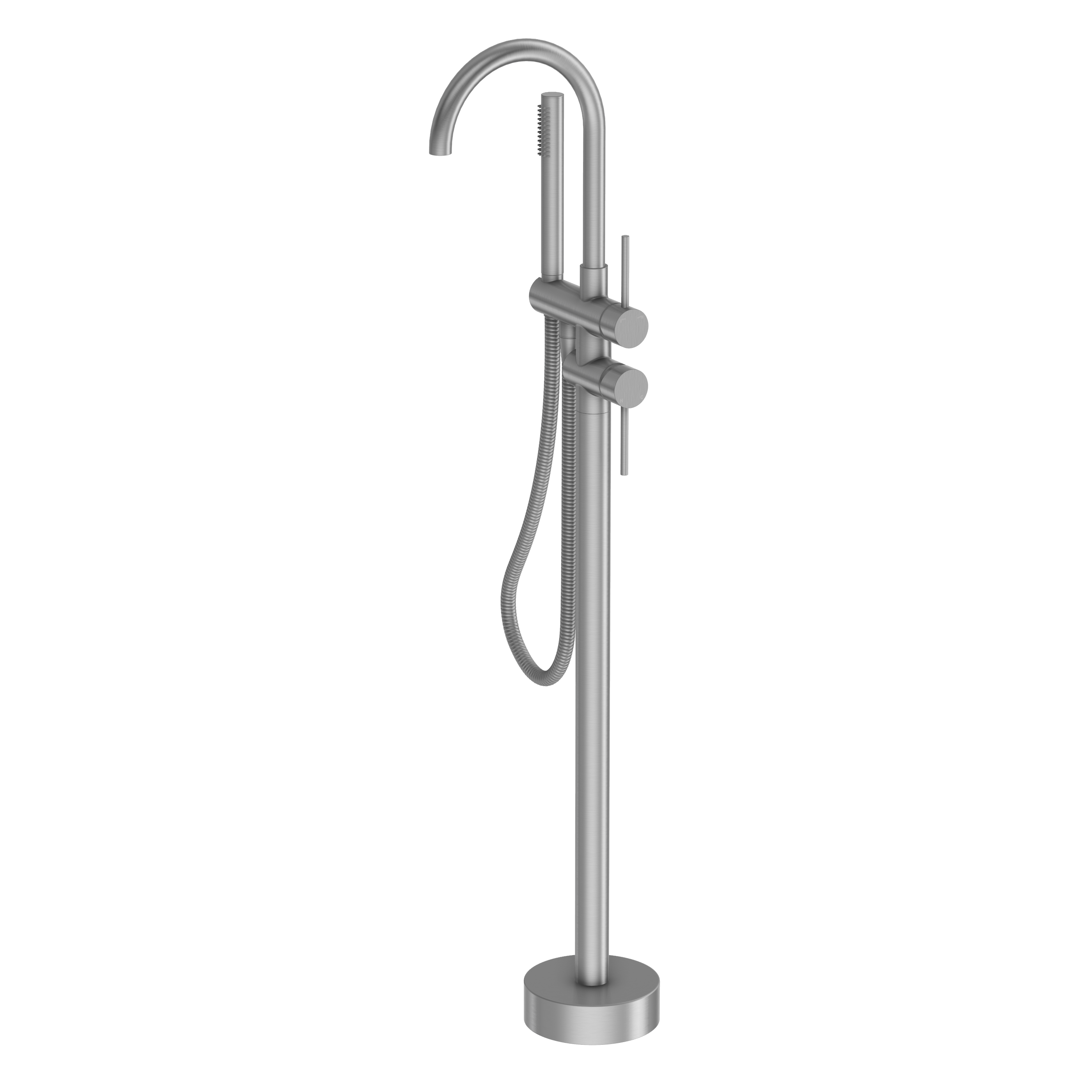 Haven Bath Filler with Hand Shower Wand - Brushed Nickel
