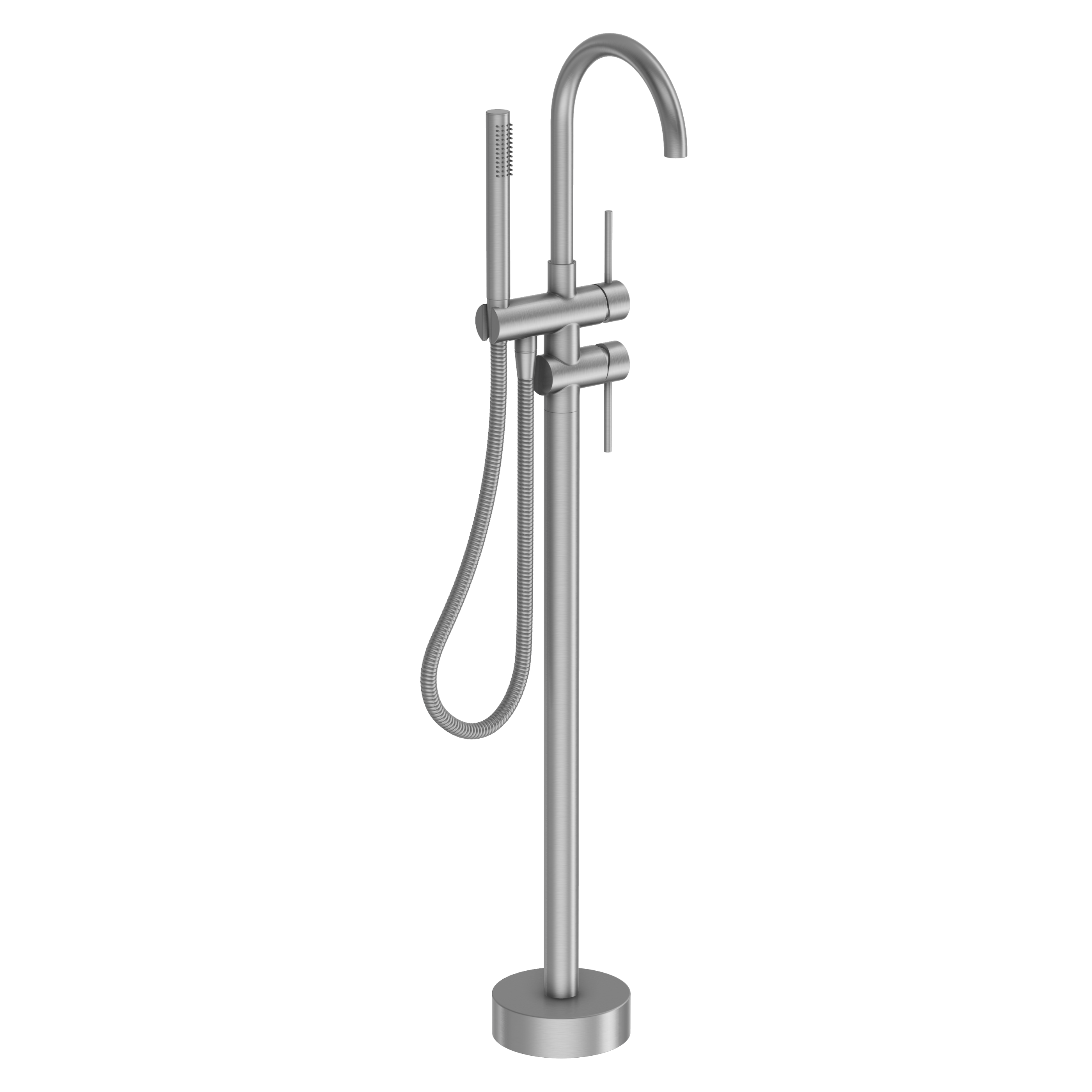 Haven Bath Filler with Hand Shower Wand - Brushed Nickel