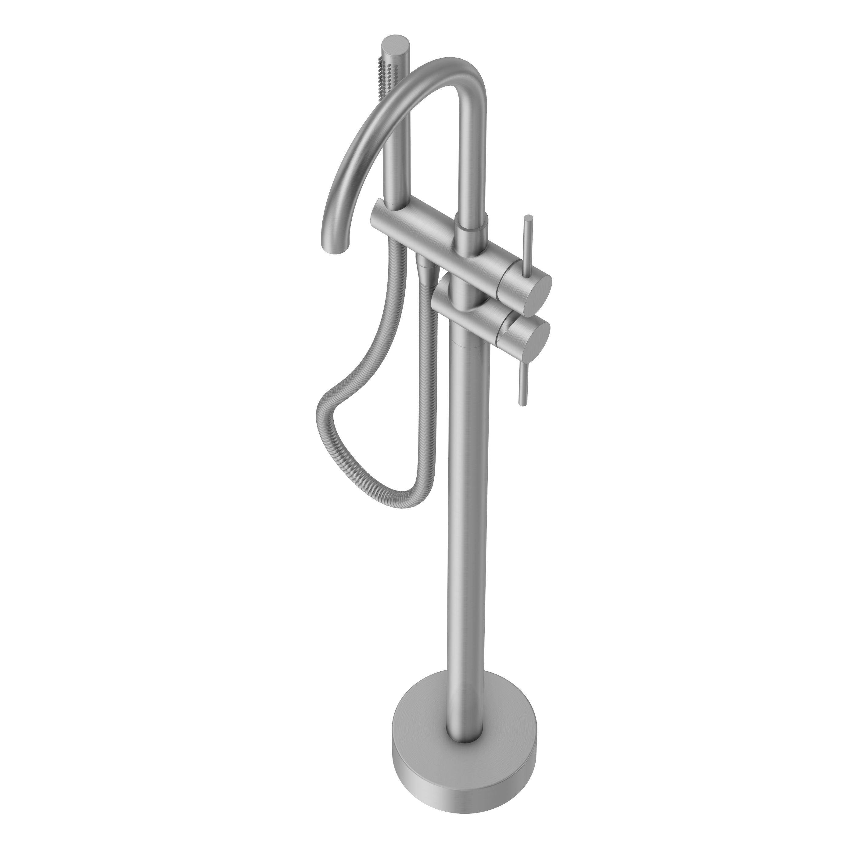 Haven Bath Filler with Hand Shower Wand - Brushed Nickel