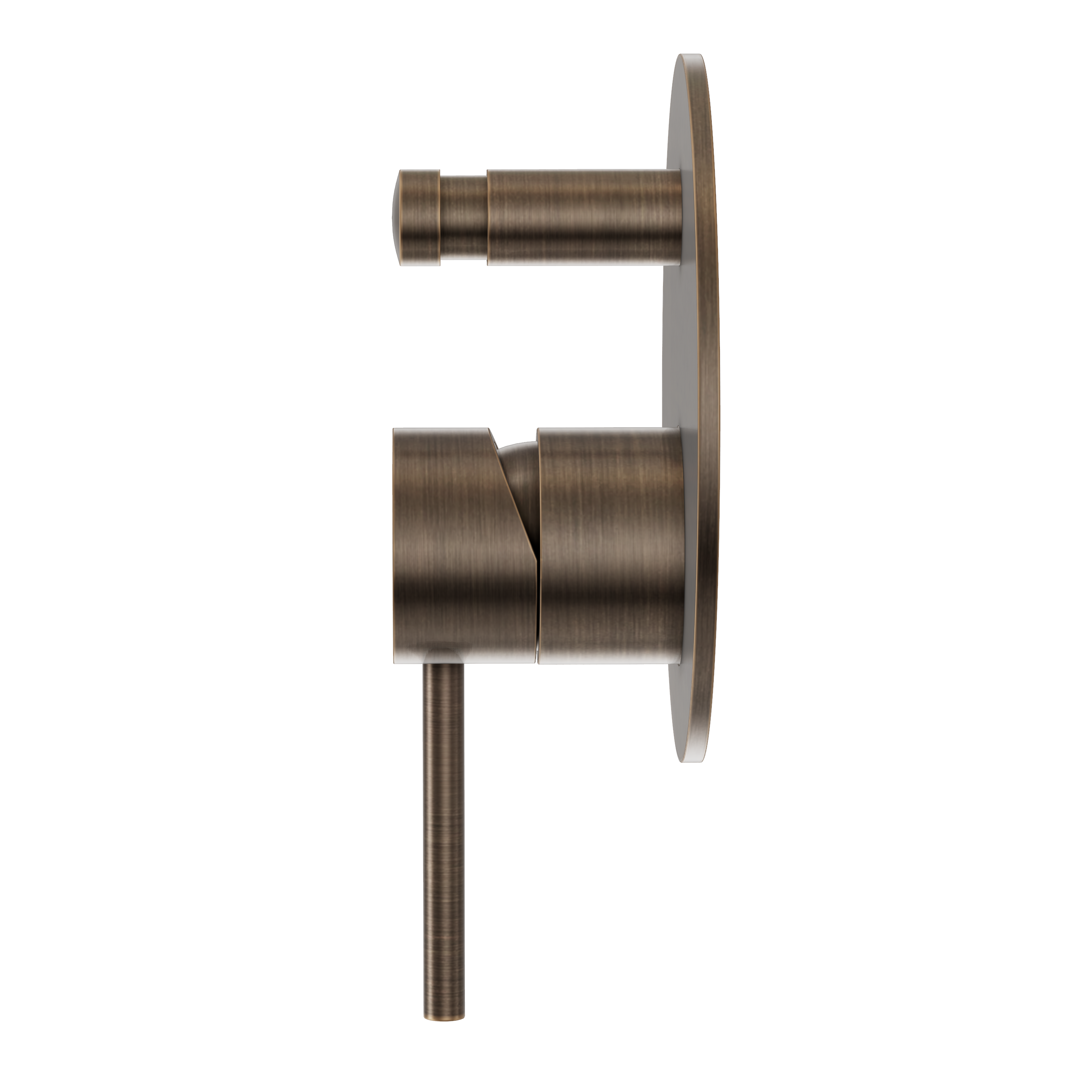 Haven Concealed Diverter Wall Mixer - Antique Brass