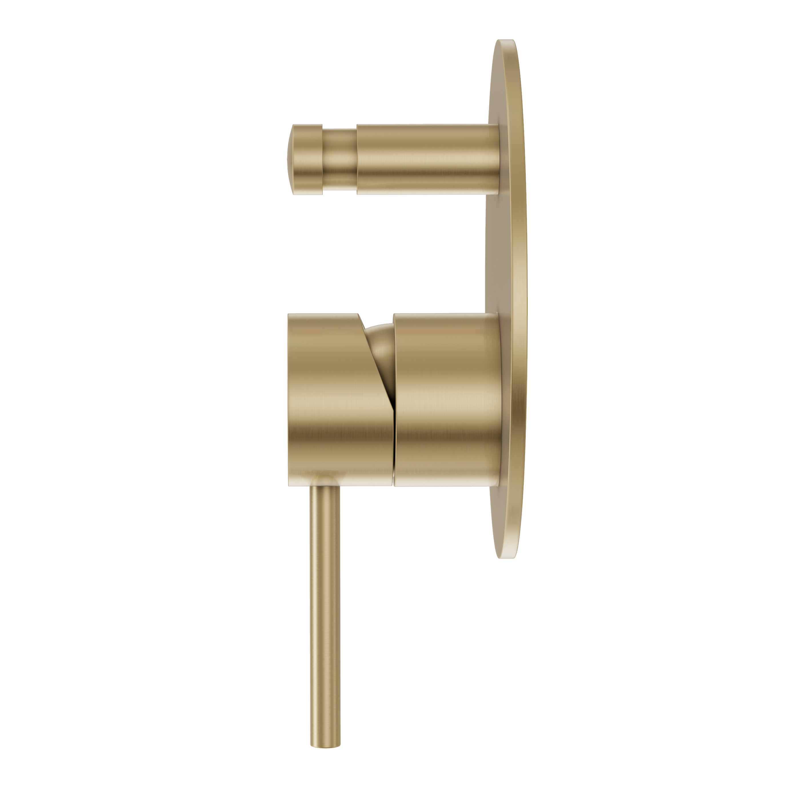Haven Concealed Diverter Wall Mixer - Brushed Brass