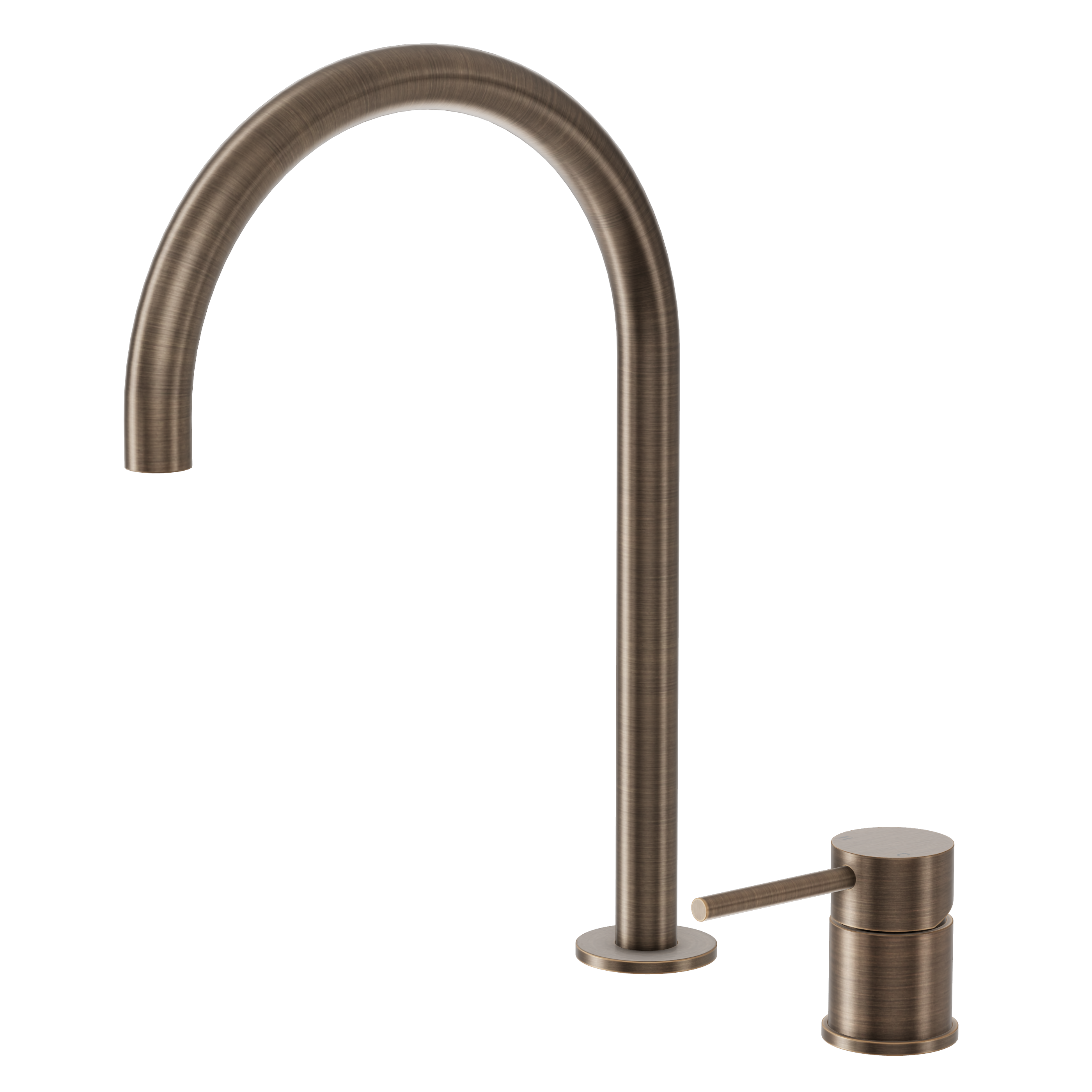 Haven Basin Hob Mixer Set - Antique Brass