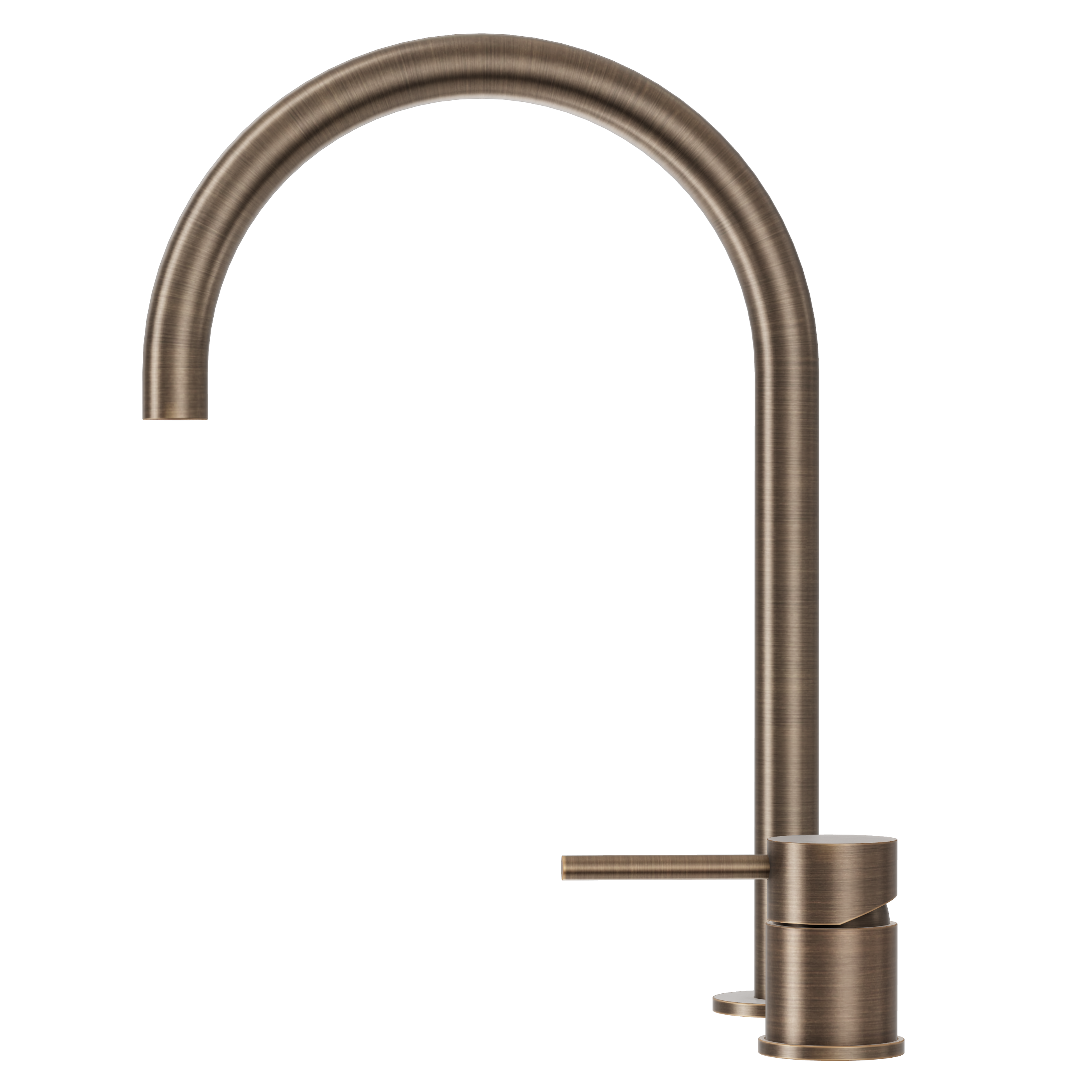 Haven Basin Hob Mixer Set - Antique Brass