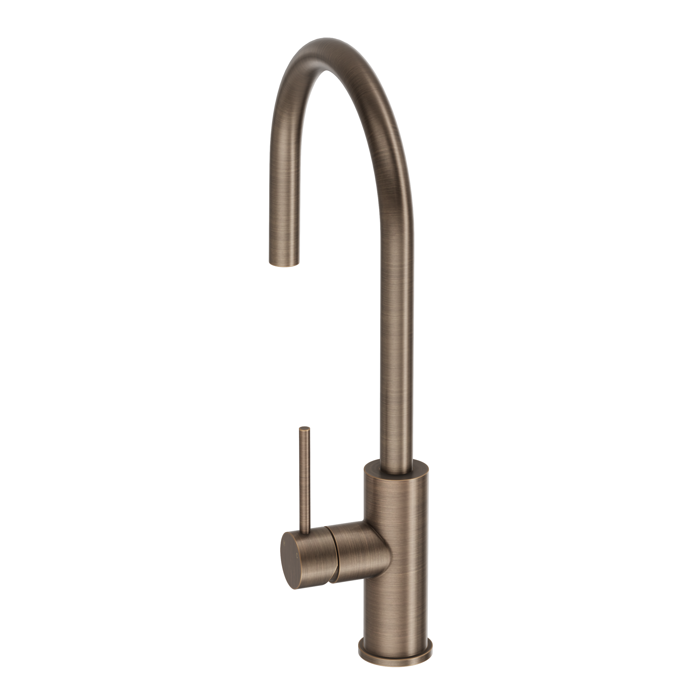 Haven Gooseneck Mixer - Antique Brass