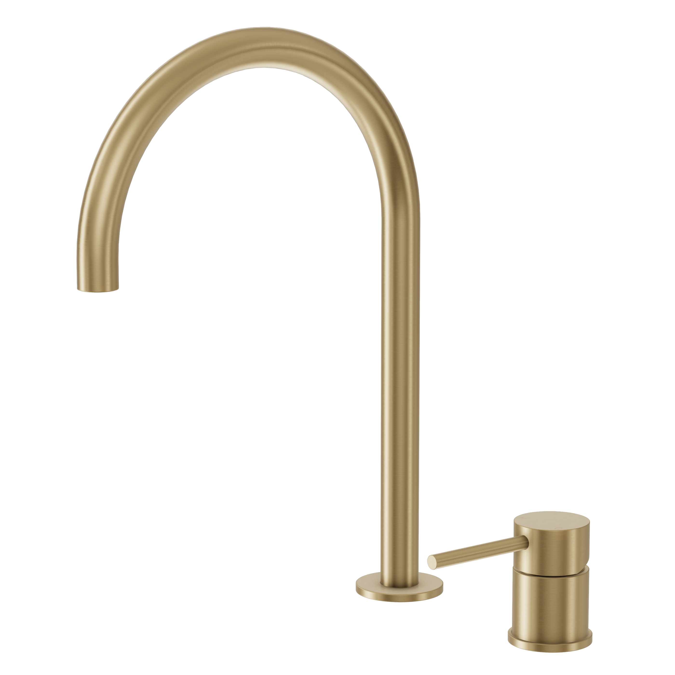 Haven Basin Hob Mixer Set - Brushed Brass