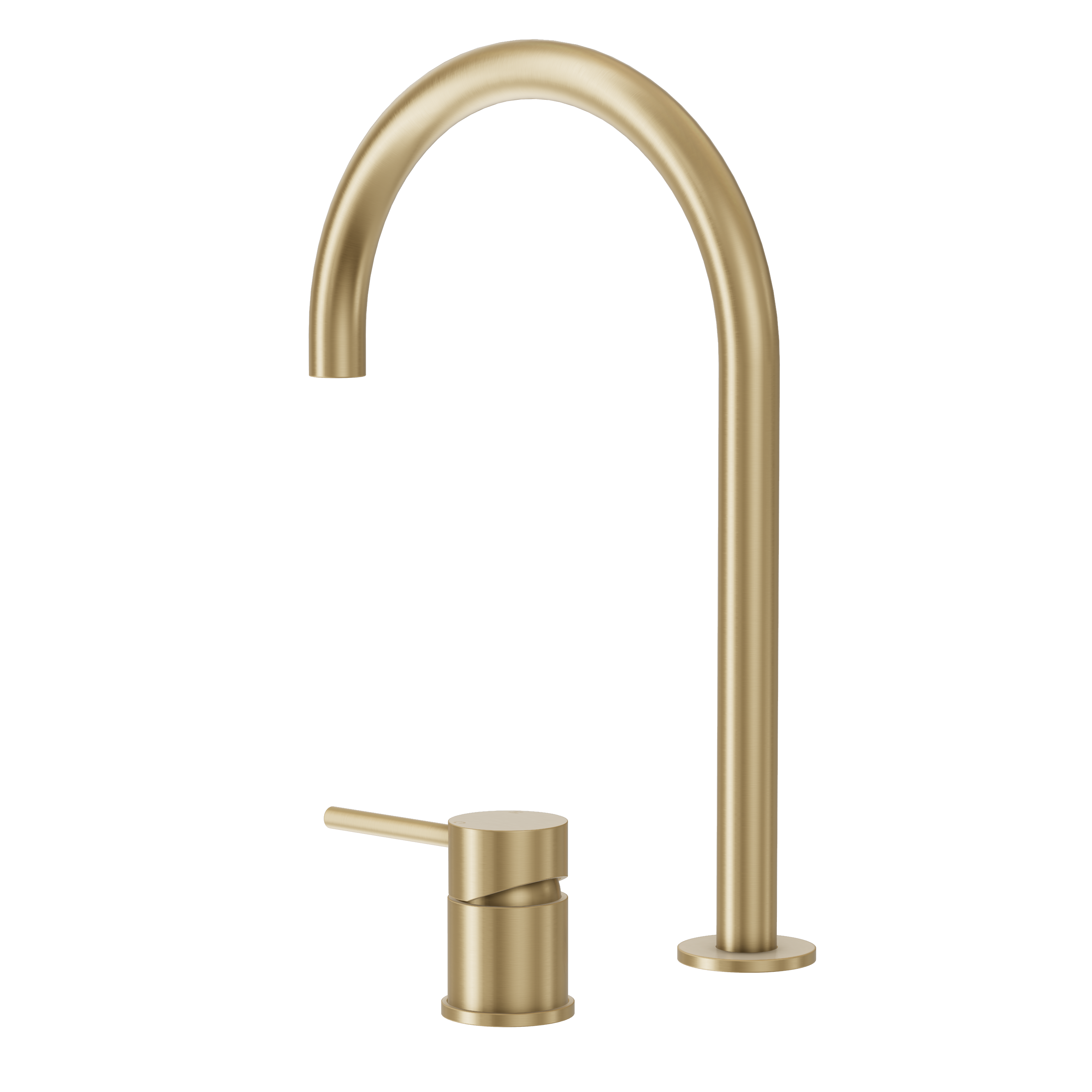 Haven Basin Hob Mixer Set - Brushed Brass