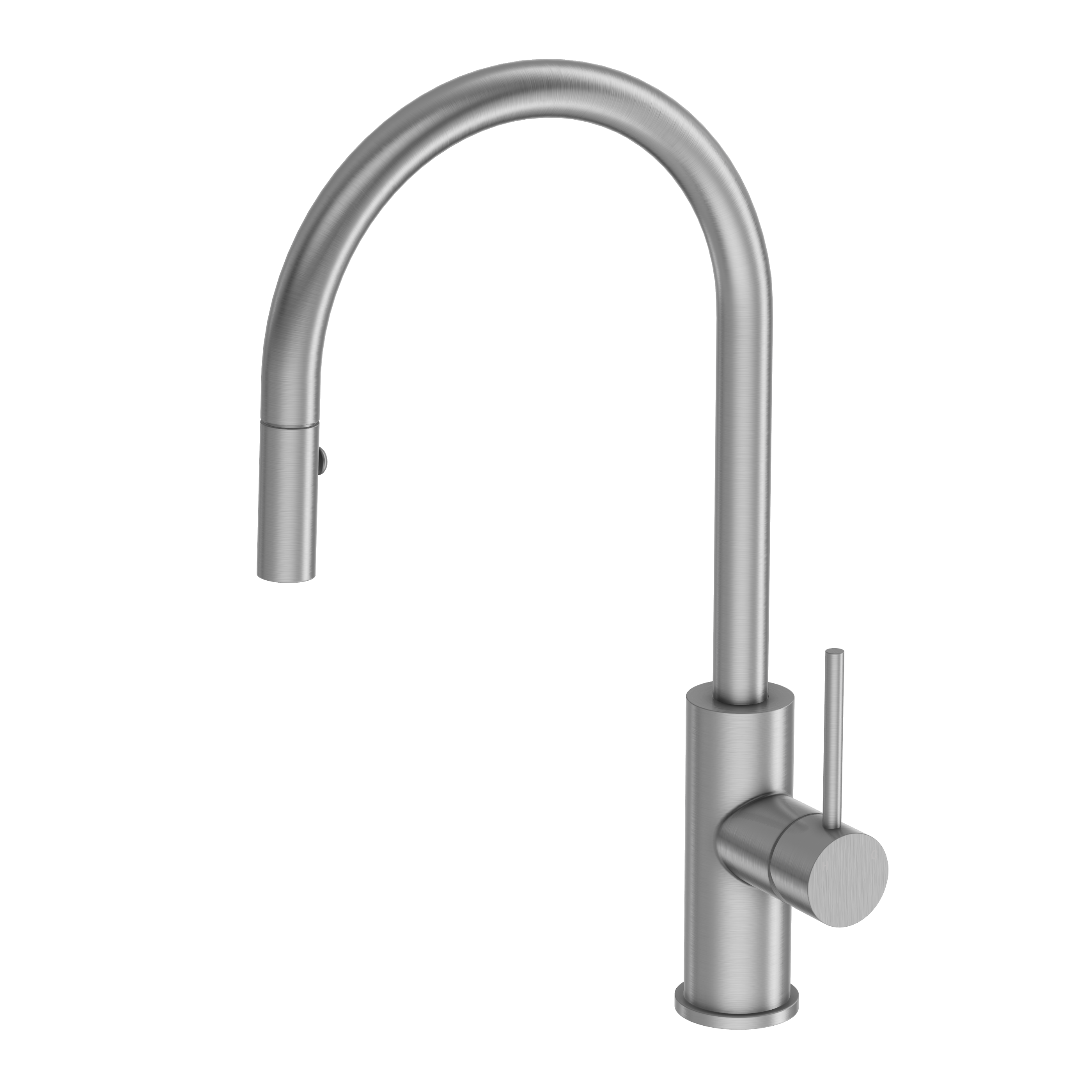 Haven Gooseneck Pull Out Mixer - Brushed Nickel