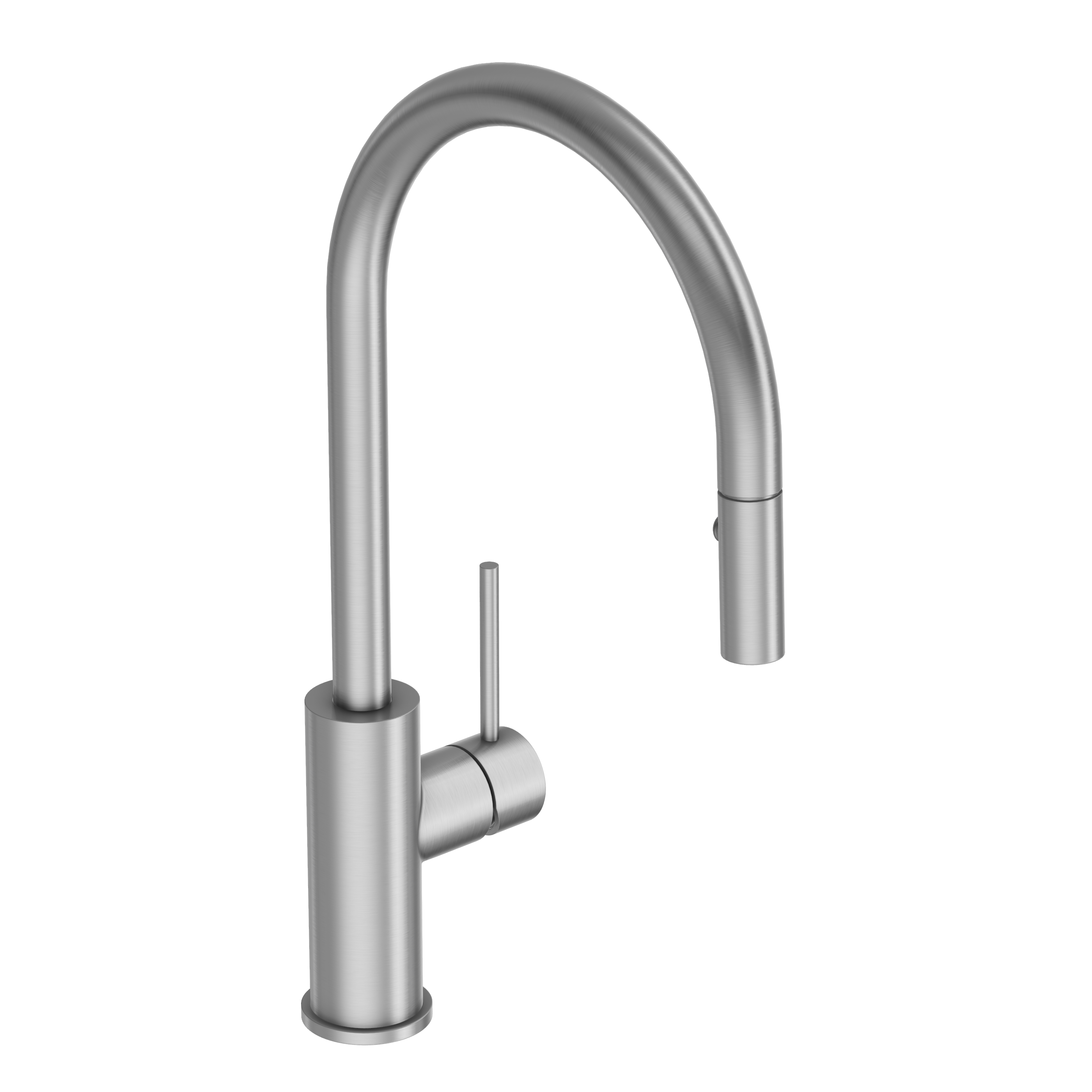 Haven Gooseneck Pull Out Mixer - Brushed Nickel