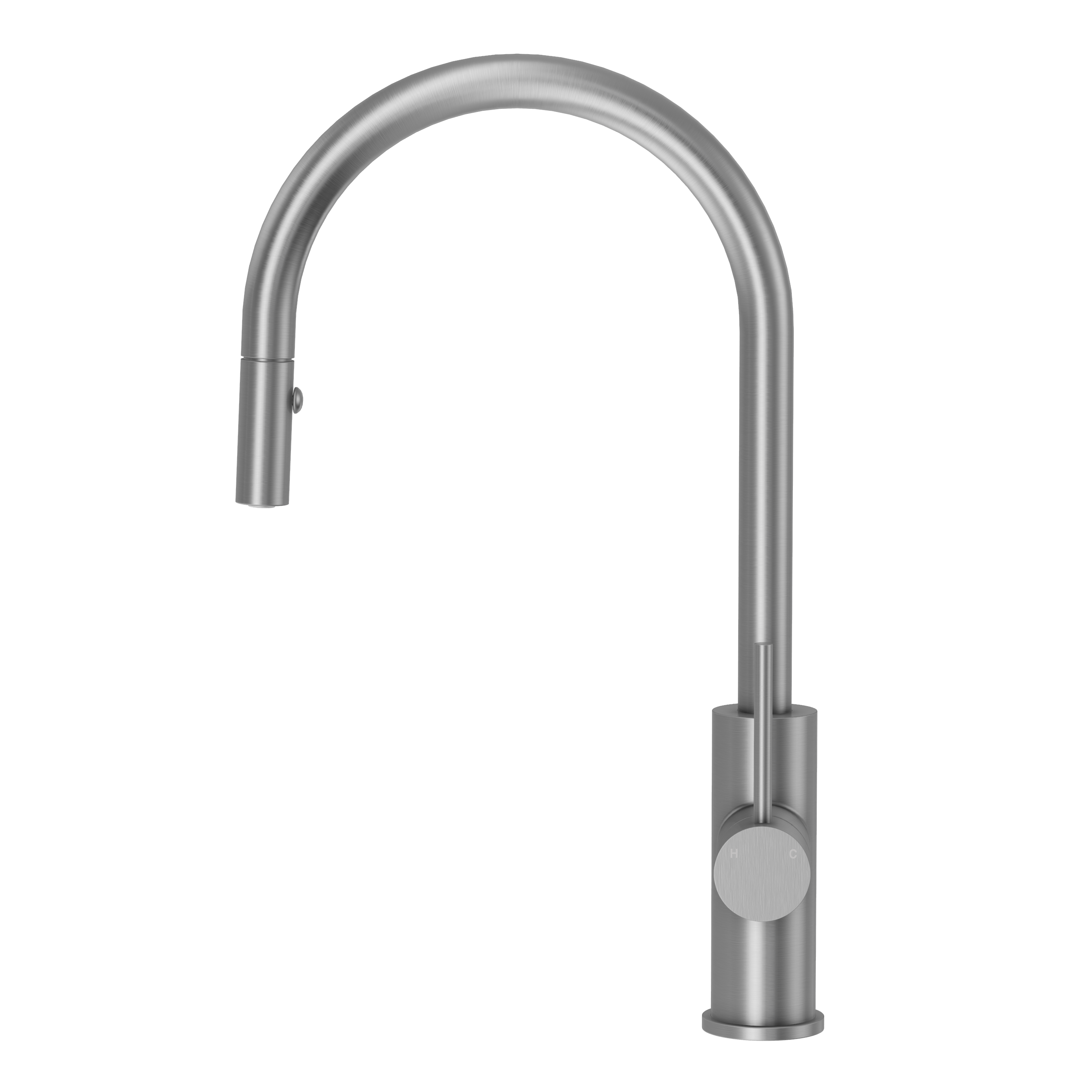 Haven Gooseneck Pull Out Mixer - Brushed Nickel