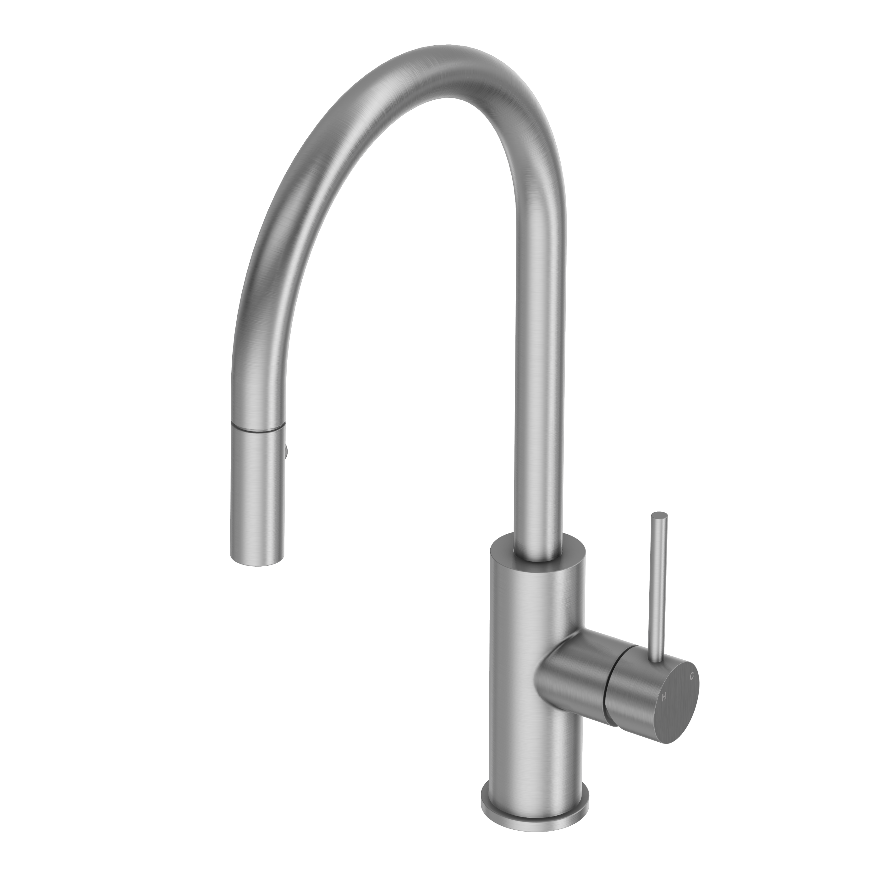 Haven Gooseneck Pull Out Mixer - Brushed Nickel