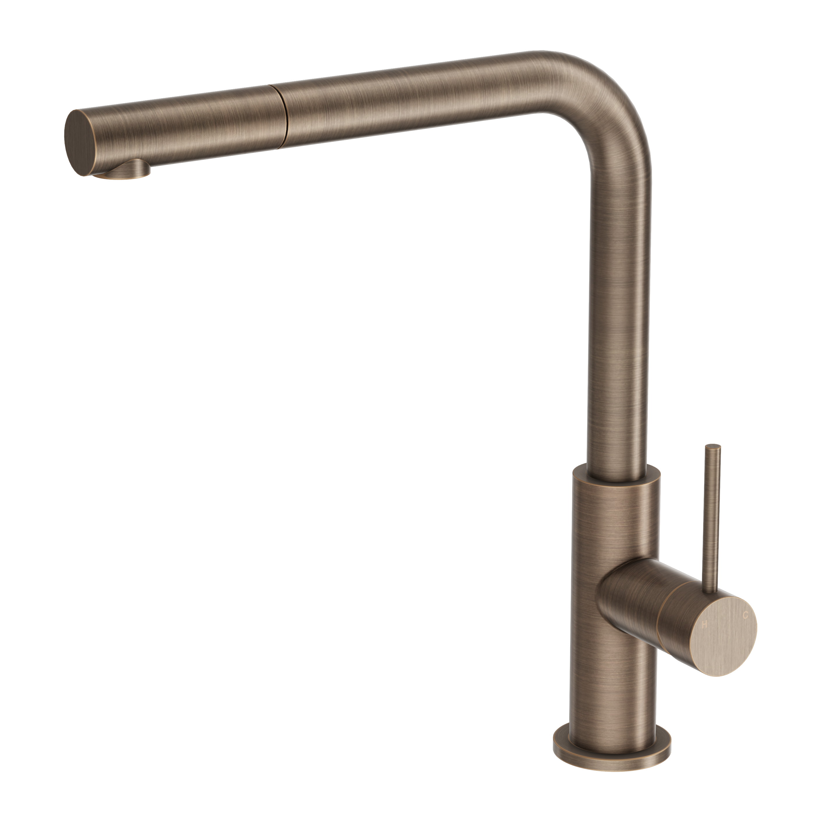 Haven Laundry Pull Out Mixer - Antique Brass