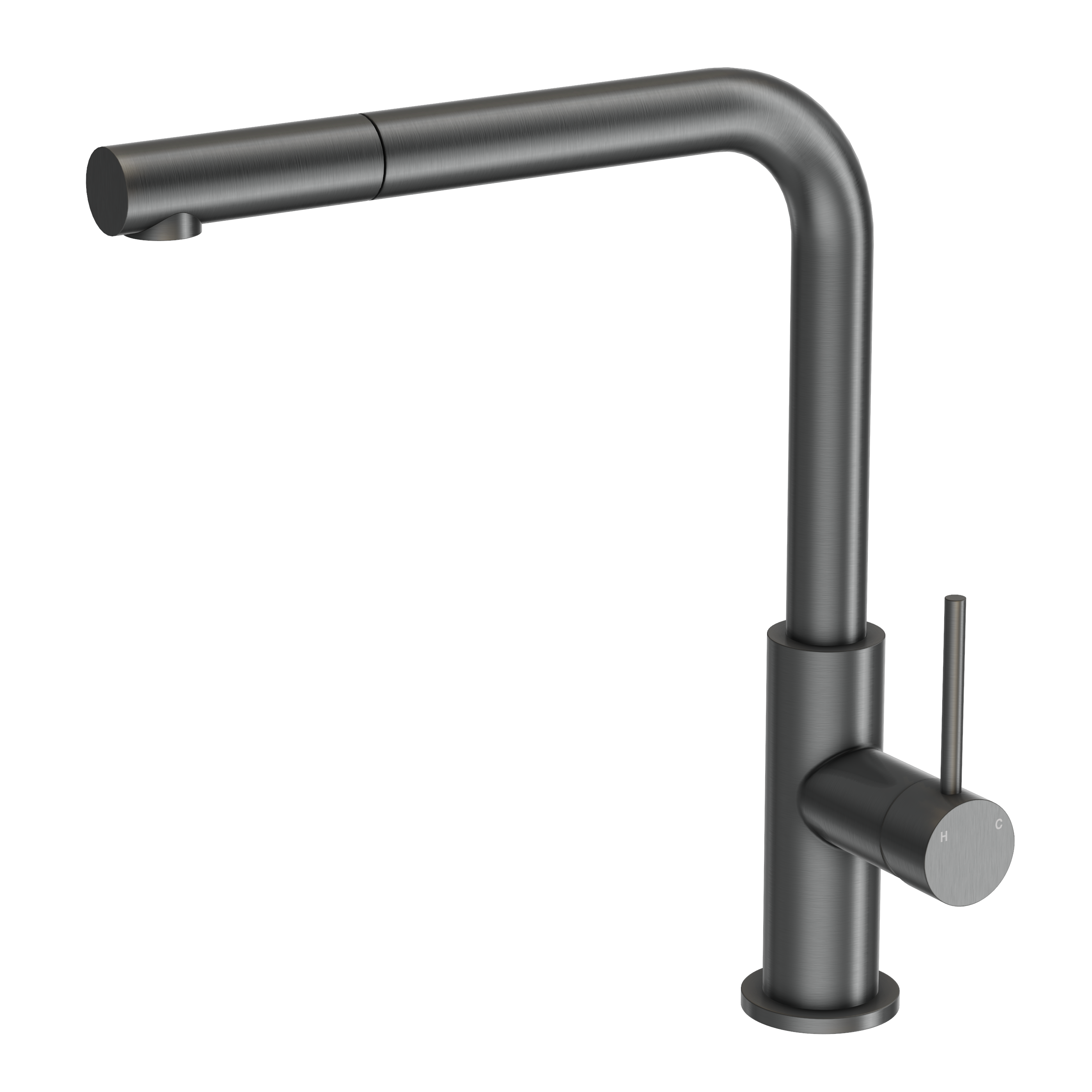 Haven Laundry Pull Out Mixer - Gun Metal Brushed