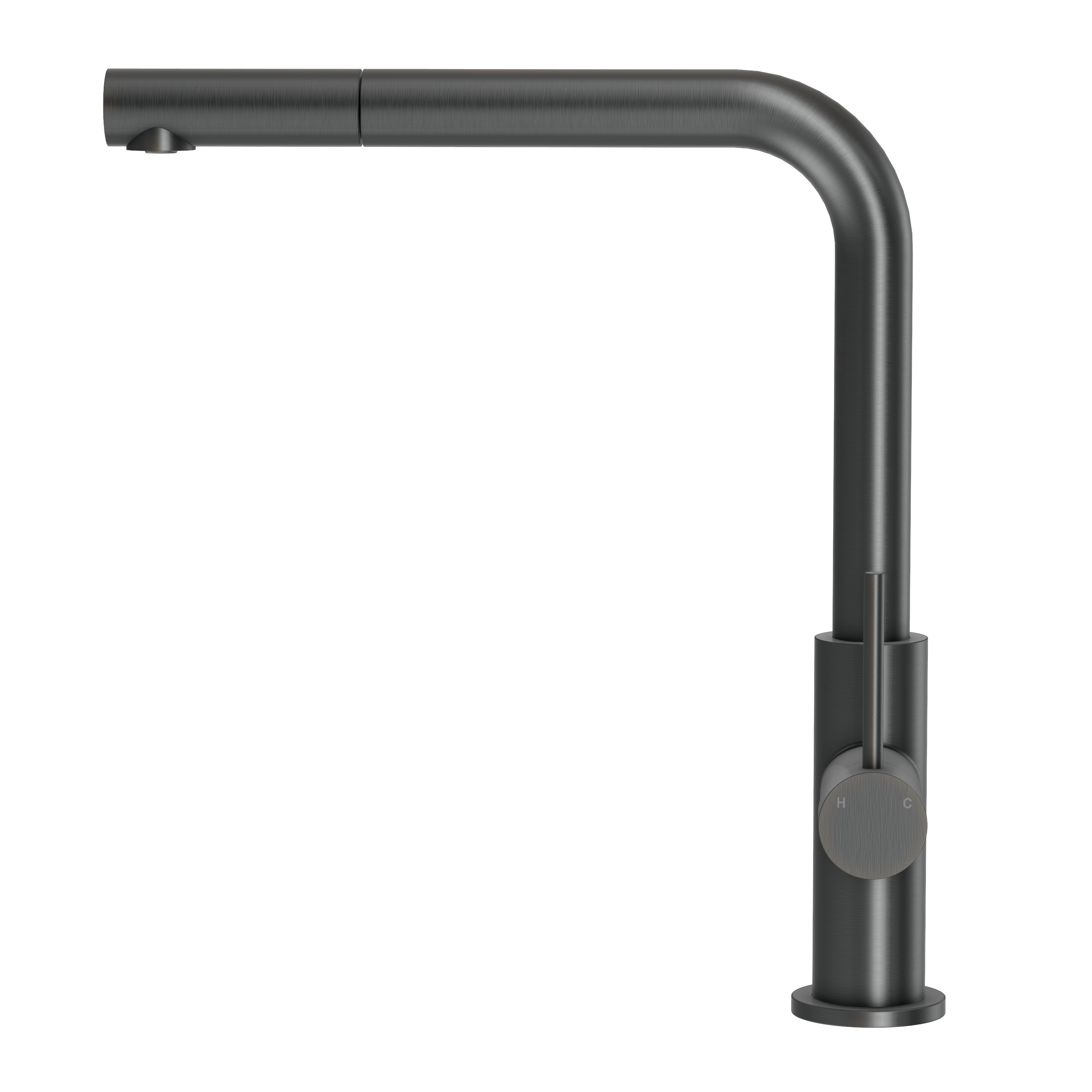 Haven Laundry Pull Out Mixer - Gun Metal Brushed