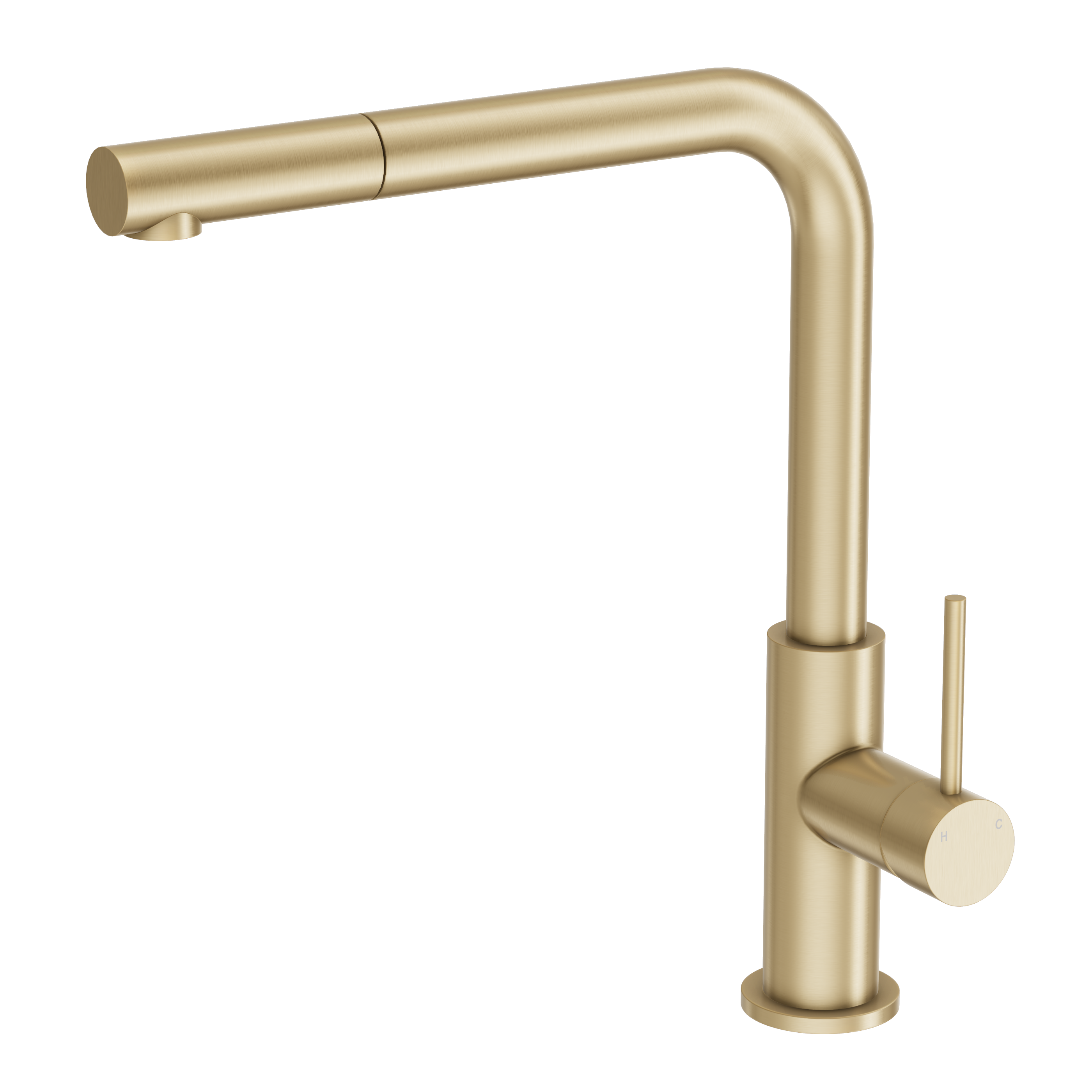 Haven Laundry Pull Out Mixer - Brushed Brass