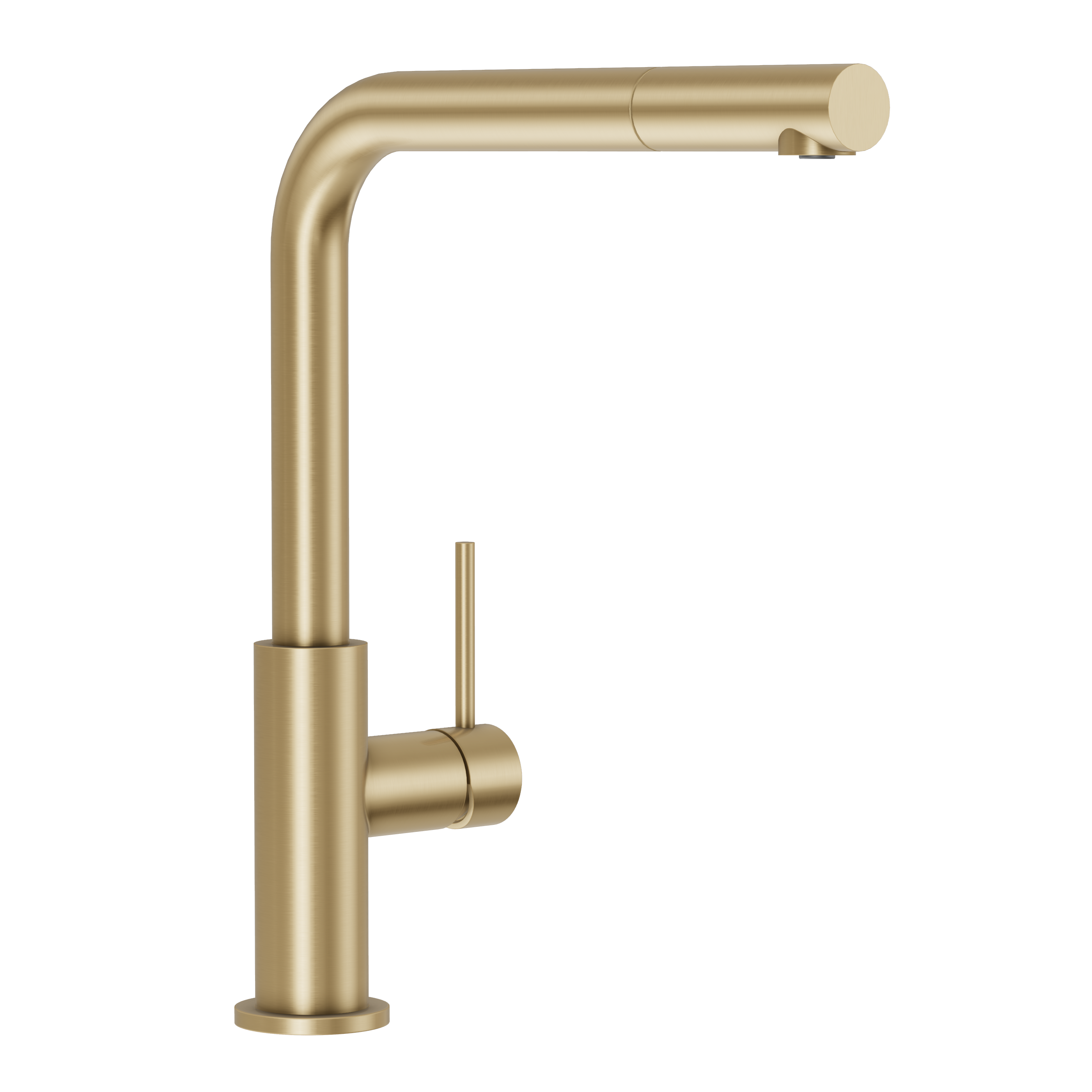 Haven Laundry Pull Out Mixer - Brushed Brass